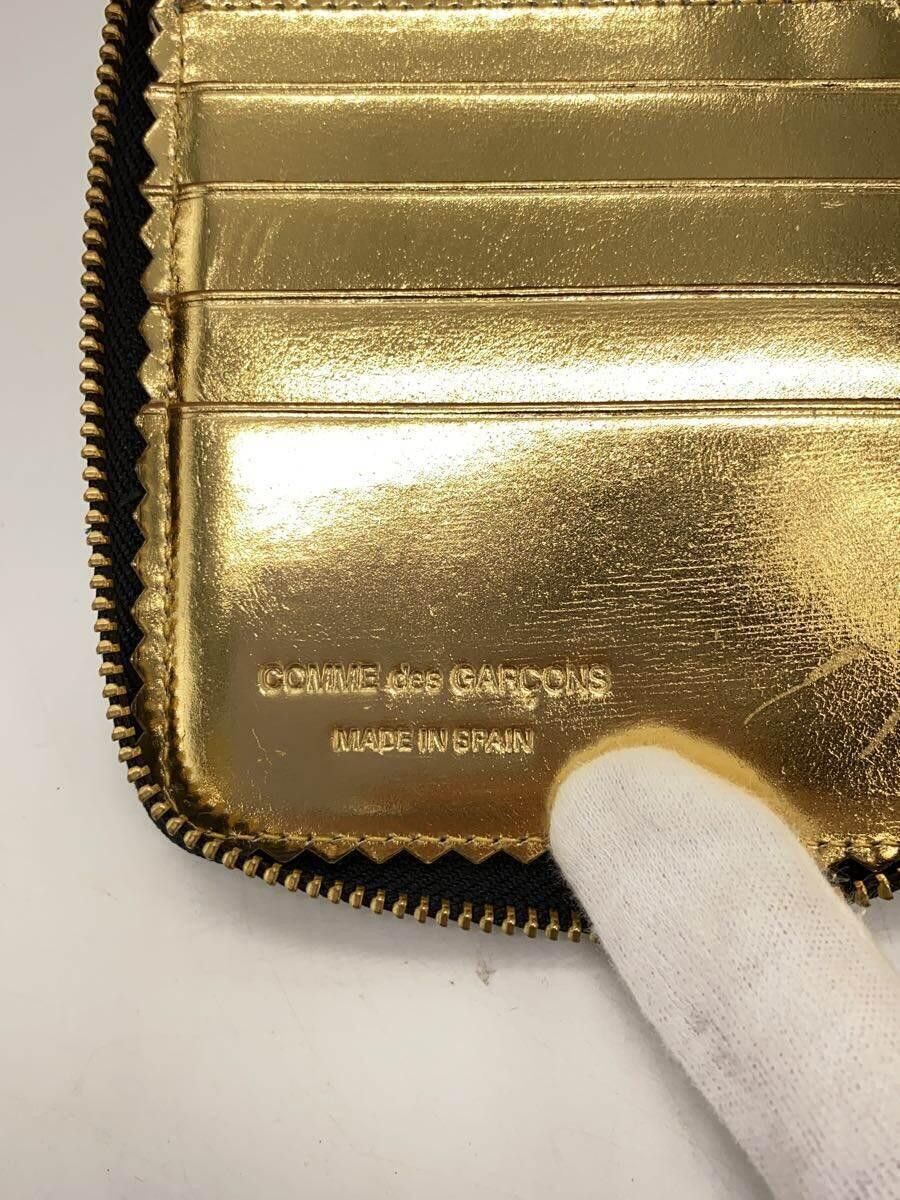 Wallet Engrave Logo Inside Round Zip Bi-fold Black