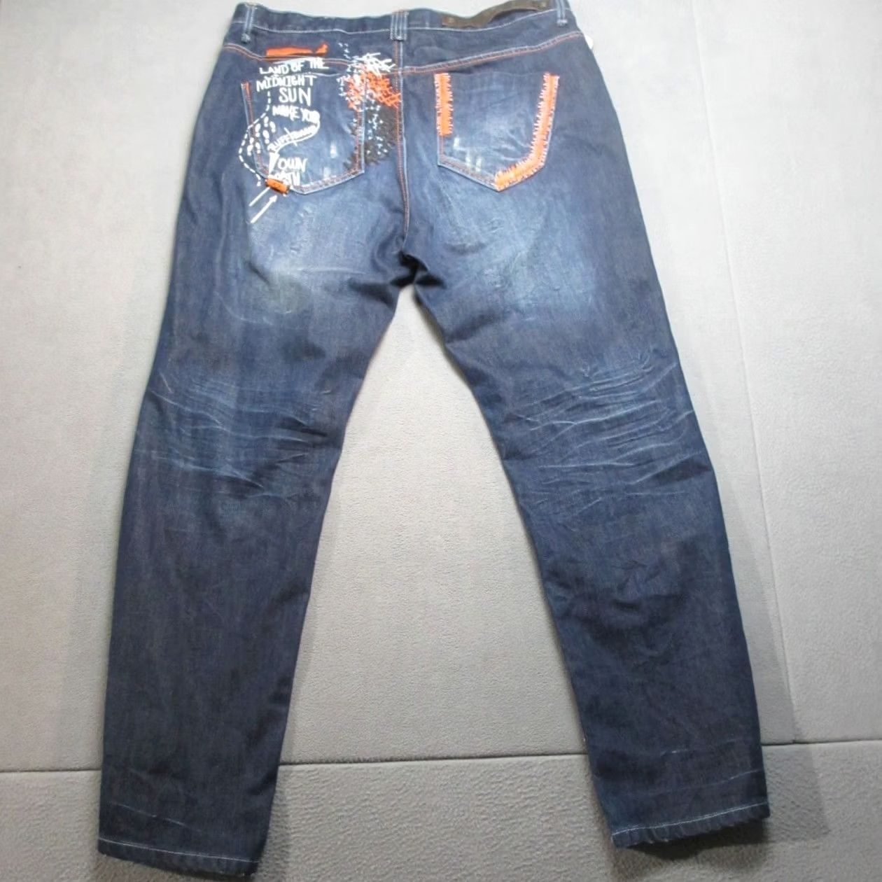 Akademiks VINTAGE Akademiks Jeans Mens 40 Blue Denim Embroidered Baggy 90s Hip Hop Streetwear High Rise 34 Inseam Mens Size US 40 / EU 56 - 2 Thumbnail
