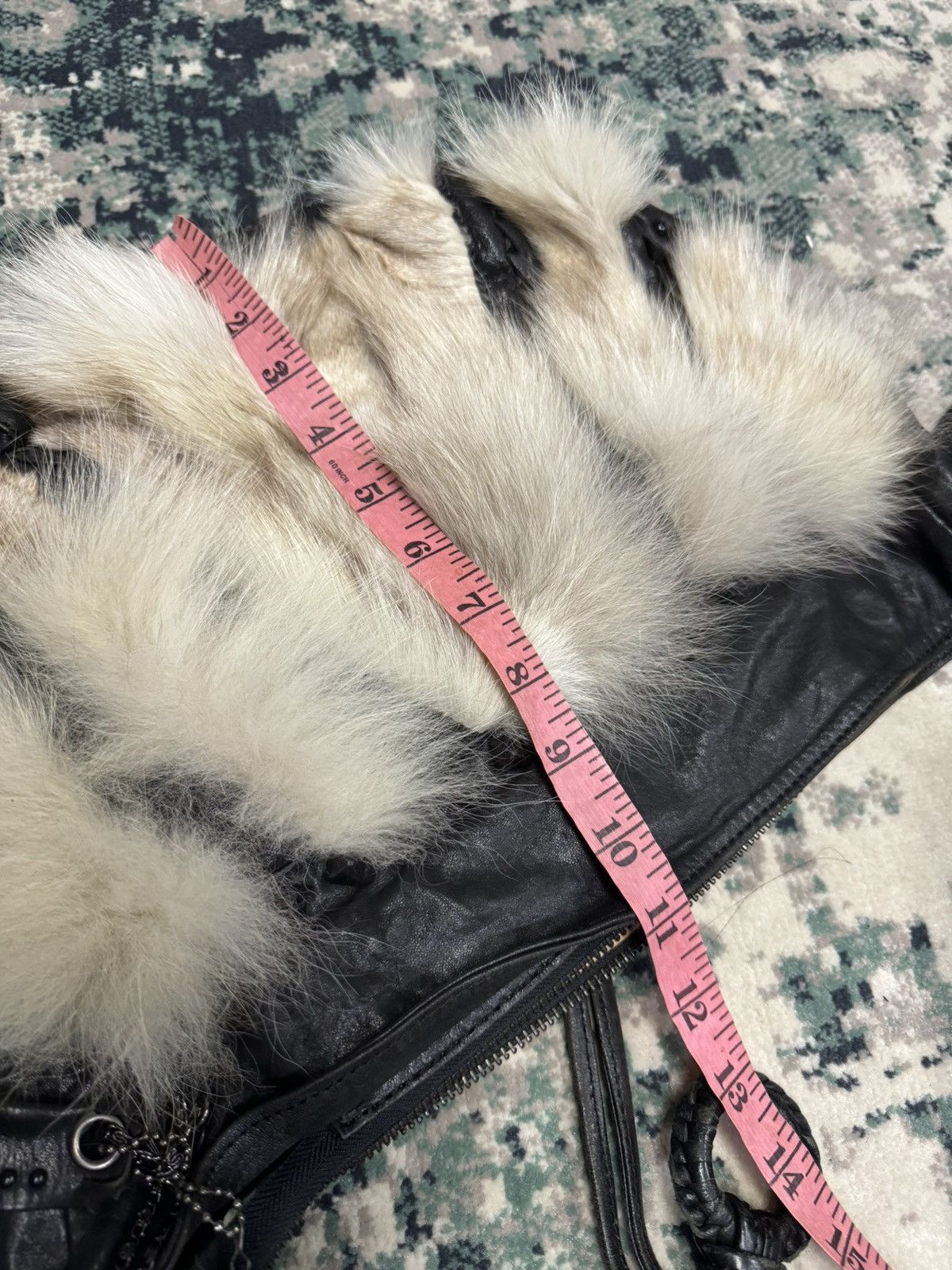 Japanese Brand × Leather CURAGE STUDDED FOX FUR LEATHER BAG Size ONE SIZE - 11 Thumbnail