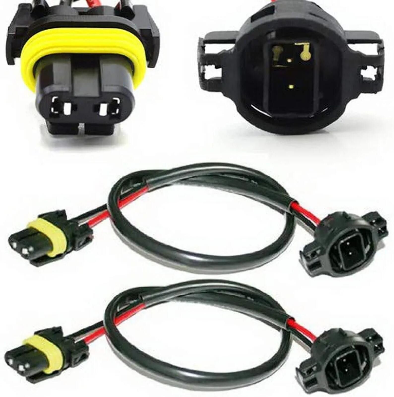 Other iJDMTOY 5202 to 9006 HB4 Wiring Harness Pair Size ONE SIZE - 1 Thumbnail