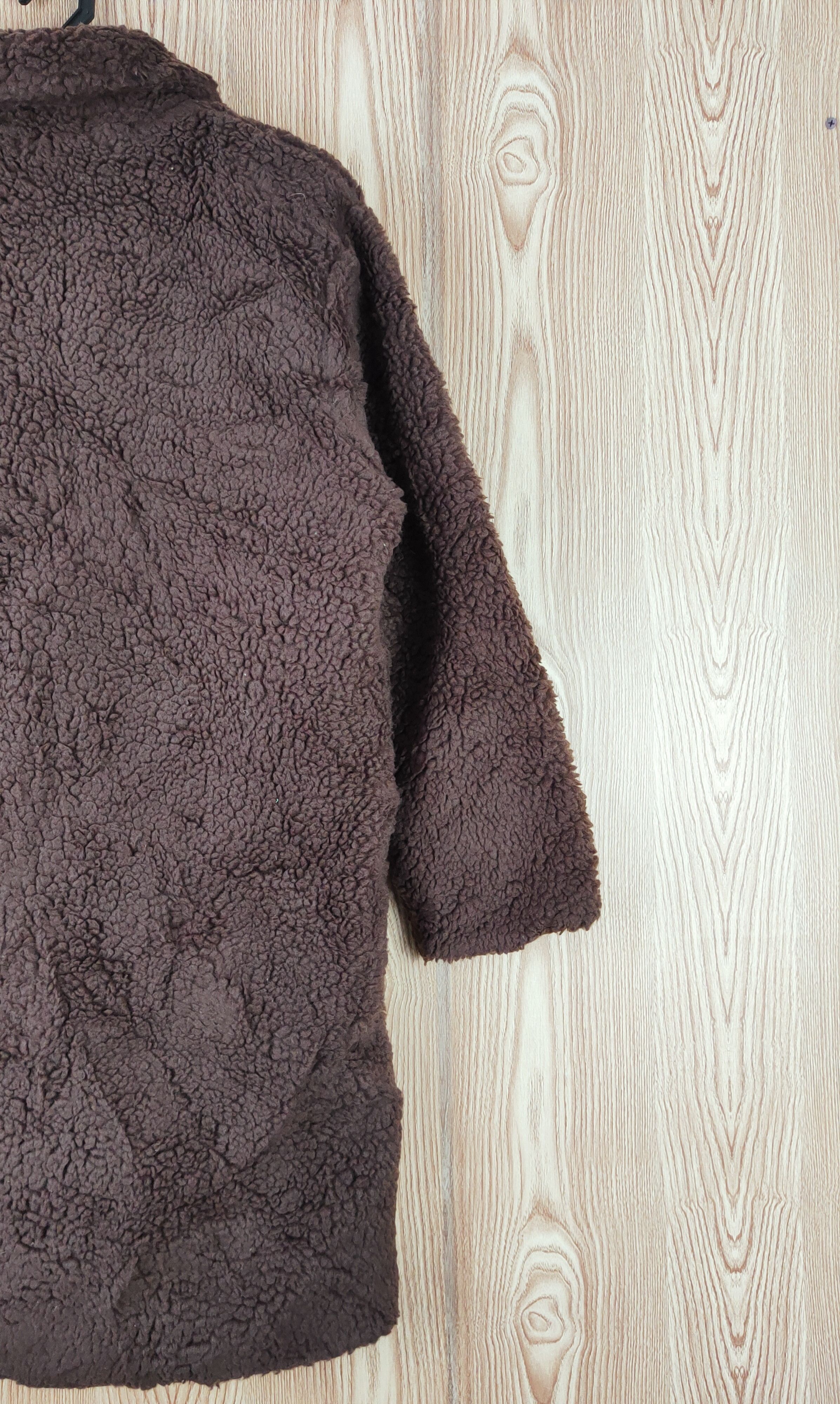 Japanese Brand × Vintage Winter Vintage Have Dark Brown Fur Mohair Duffle Coats Size US L / EU 52-54 / 3 - 9 Thumbnail