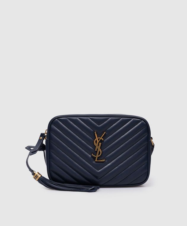 Saint Laurent Paris o1tp1o0125 Size: OS/Lou Camera Bag in Blue Size ONE SIZE - 1 Thumbnail