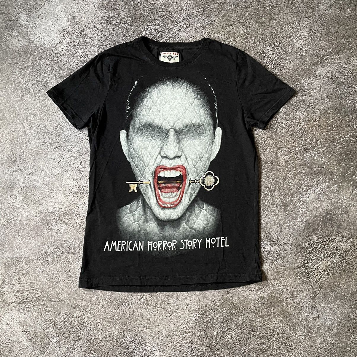 Band Tees Vintage Y2K ANERICAN HORROR FACE CREEPY ABSTRACT M Size US M / EU 48-50 / 2 - 3 Thumbnail
