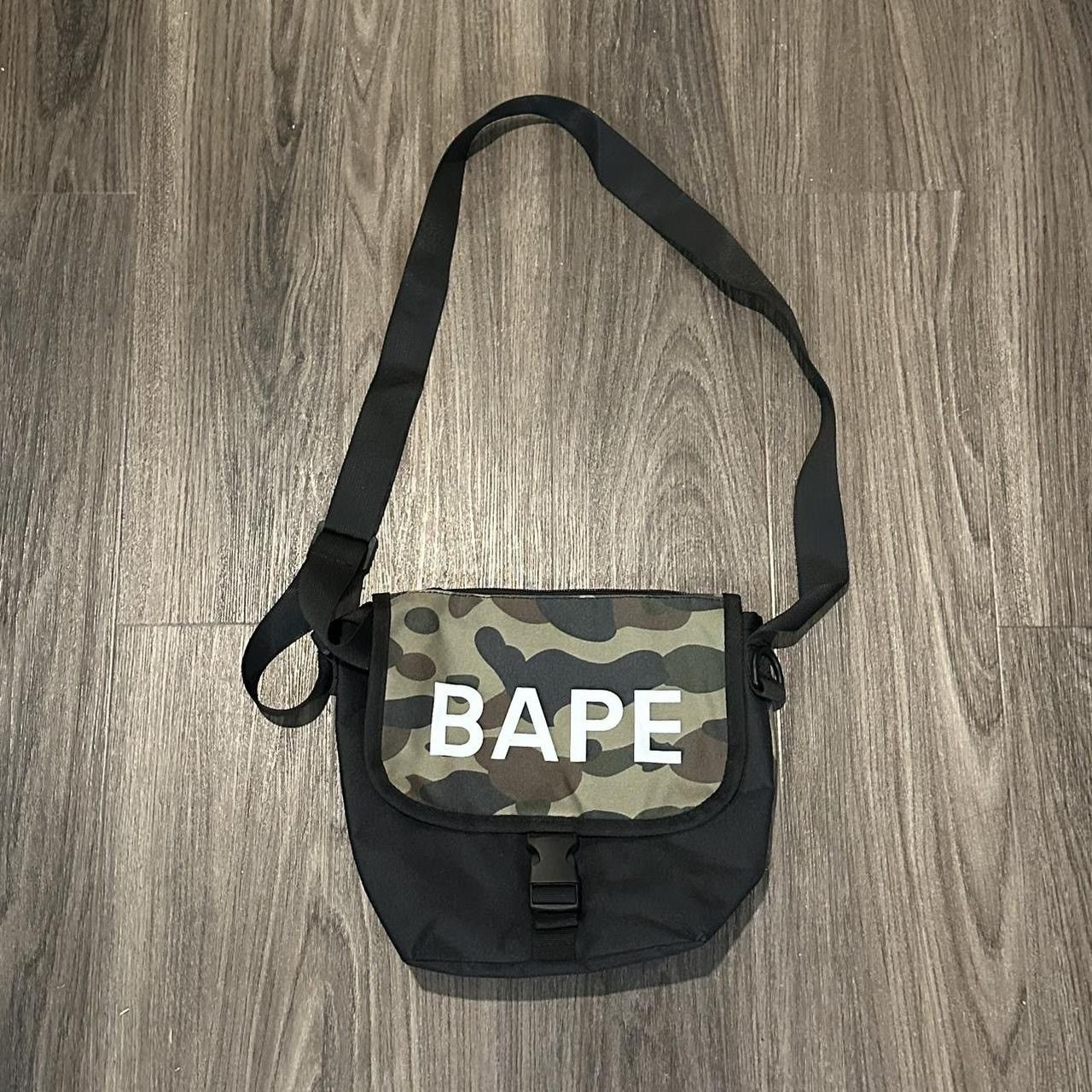 Brand New Bape Black & Camo Shoulder Bag