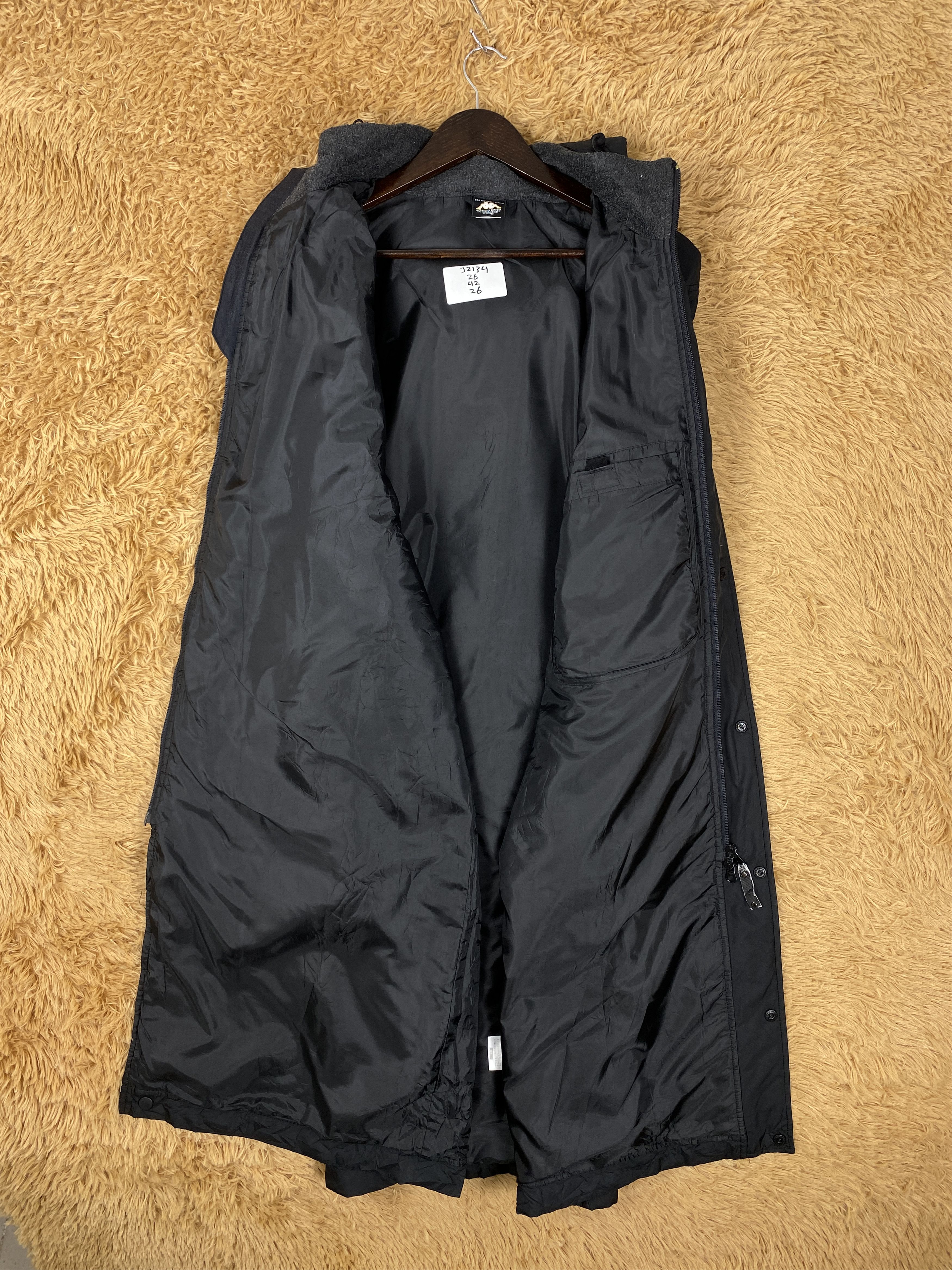 Kappa Vintage Kappa Big Logo Hoodie Quilted Long Jacket J2134 Size US L / EU 52-54 / 3 - 6 Thumbnail