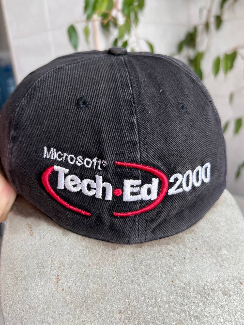 Microsoft × Vintage Microsoft Tech Ed 2000 Level 8 Vintage Spell Out Hat Cap 90s Size ONE SIZE - 7 Thumbnail