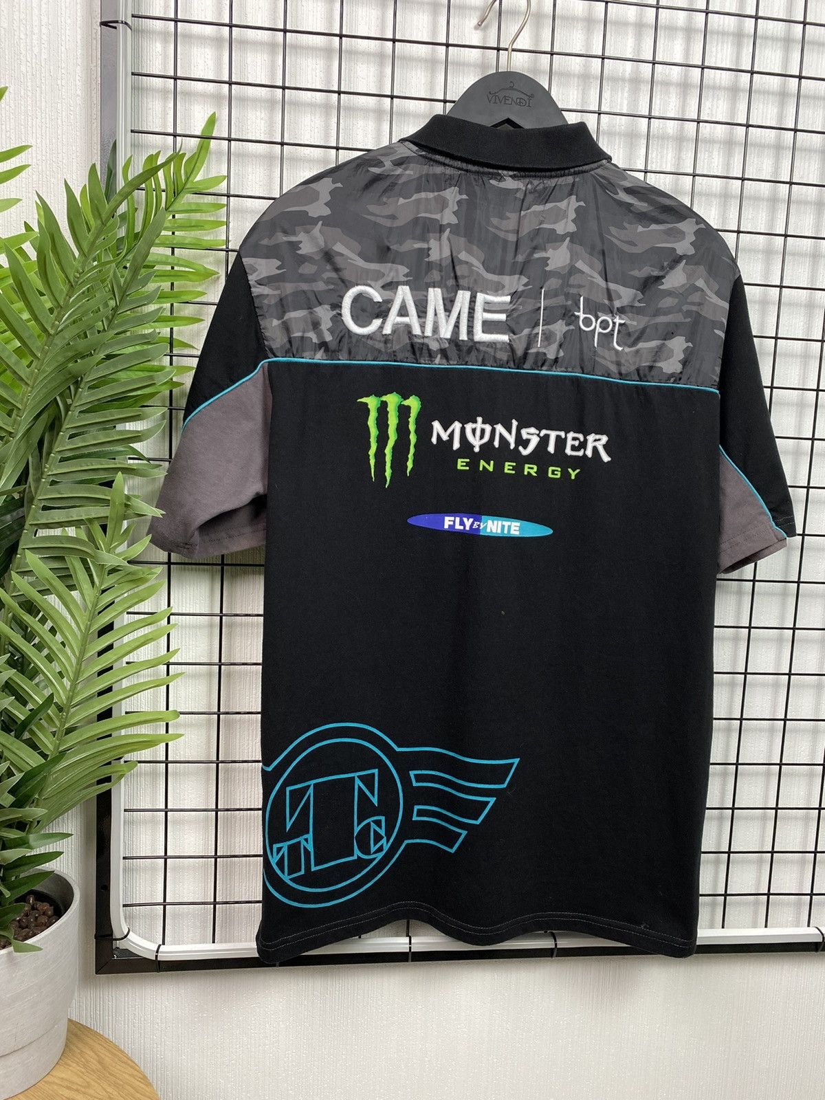 Other Monster Energy Racing Polo tee Men L size black T-Shirt Size US L / EU 52-54 / 3 - 17 Thumbnail