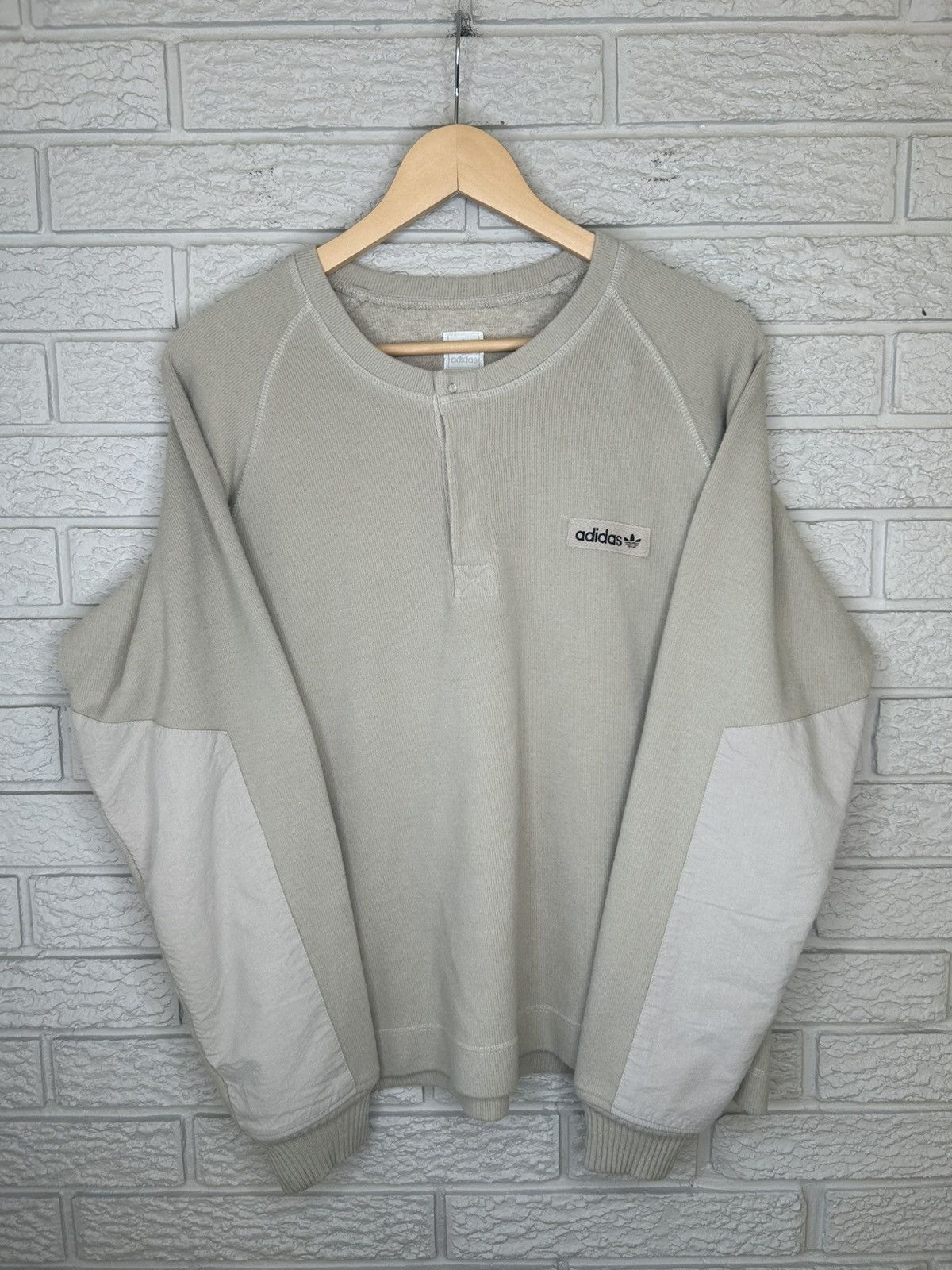 Adidas Vintage Adidas Wool Knit Sweater Size US L / EU 52-54 / 3 - 1 Thumbnail