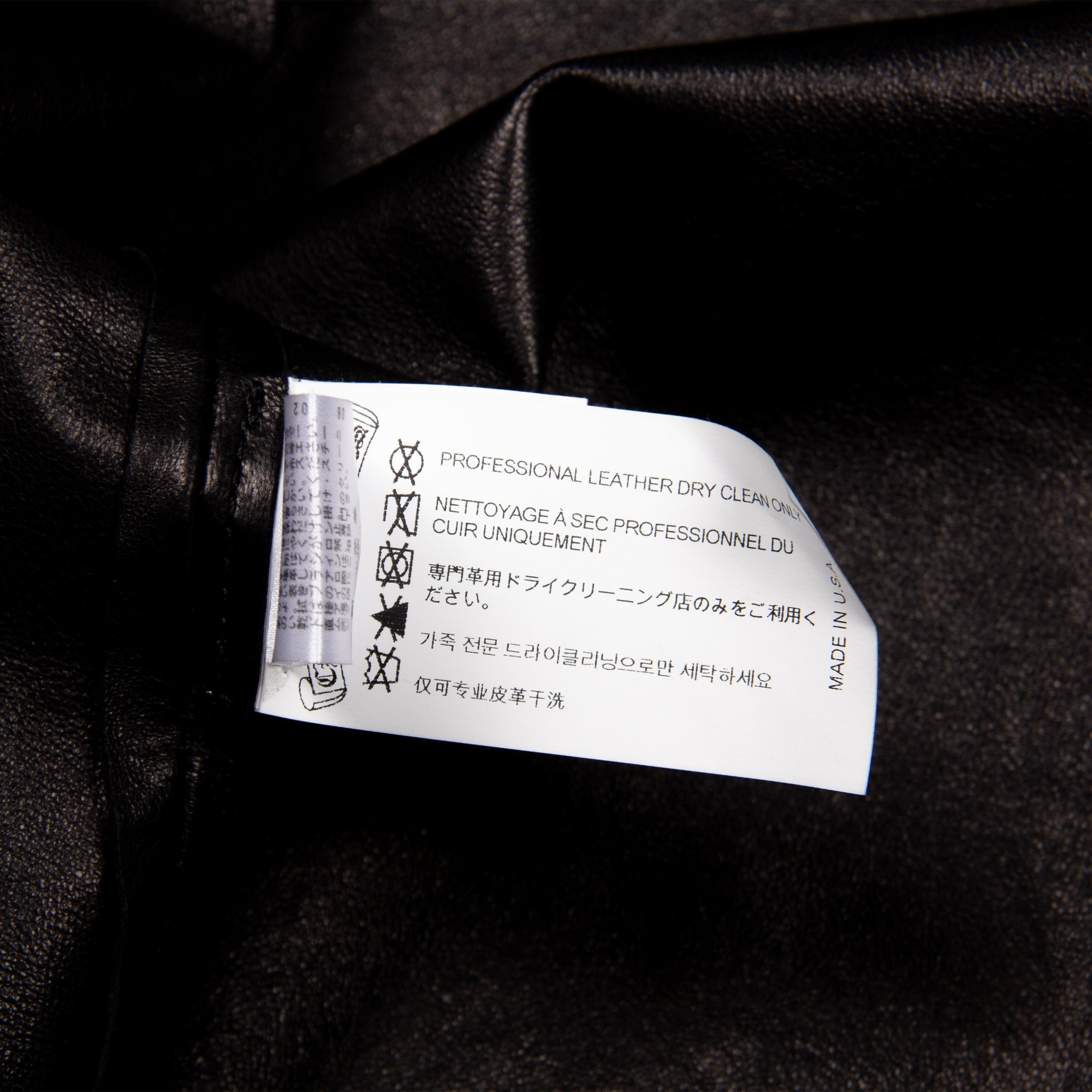Chrome Hearts CHROME HEARTS LEATHER DOUBLE ZIP SHIRT Size US M / EU 48-50 / 2 - 7 Thumbnail