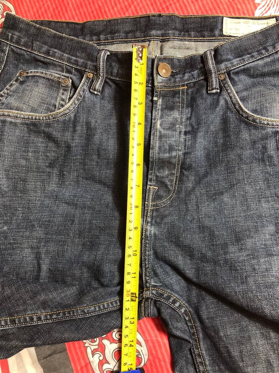 Allsaints Dirty Painted Distressed Thrashed Faded Baggy Jeans Y2K Size US 32 / EU 48 - 5 Thumbnail