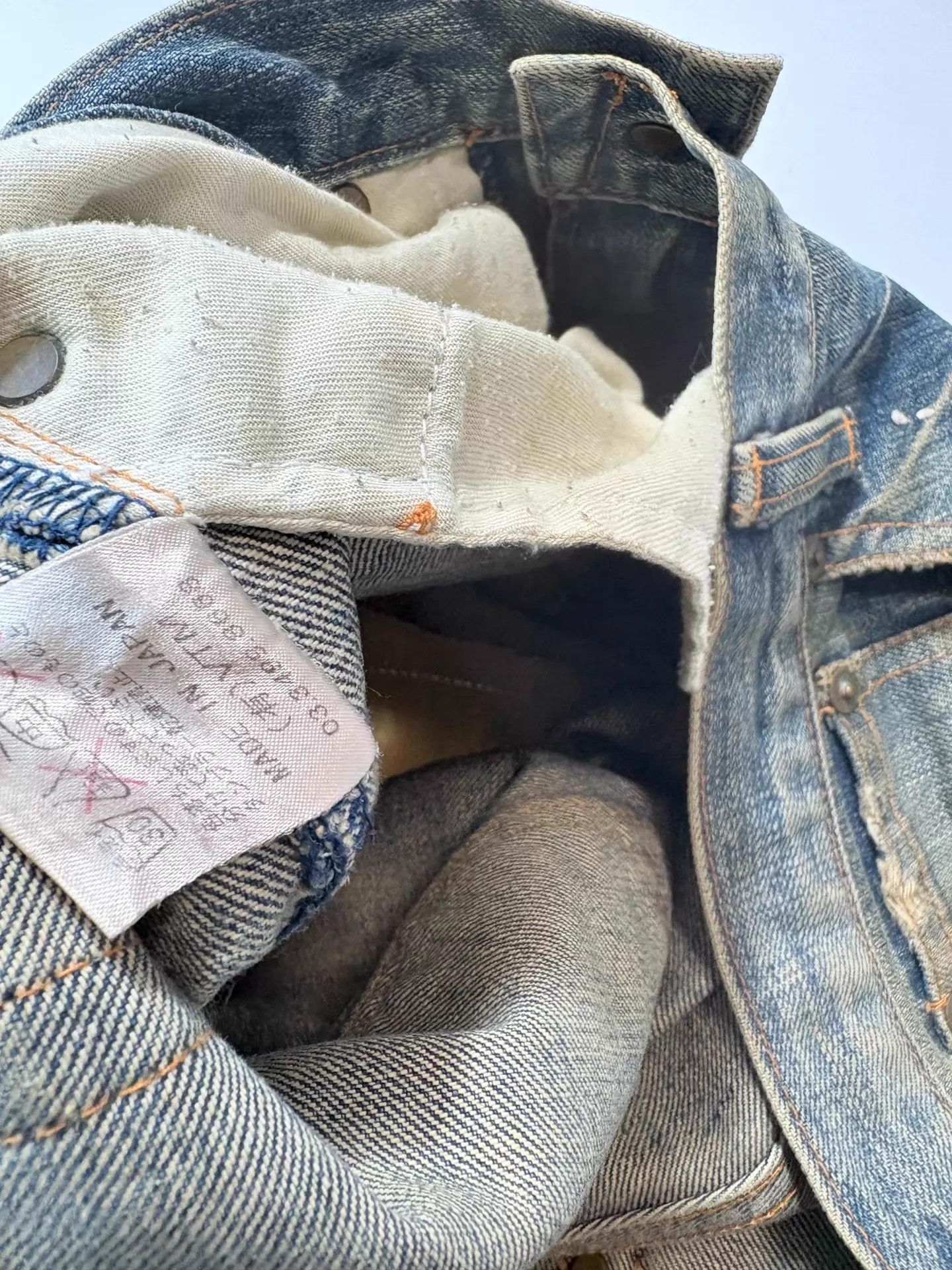Fashion Victim VICTIM Distressed Patched Washed Jeans M Size US 32 / EU 48 - 8 Thumbnail