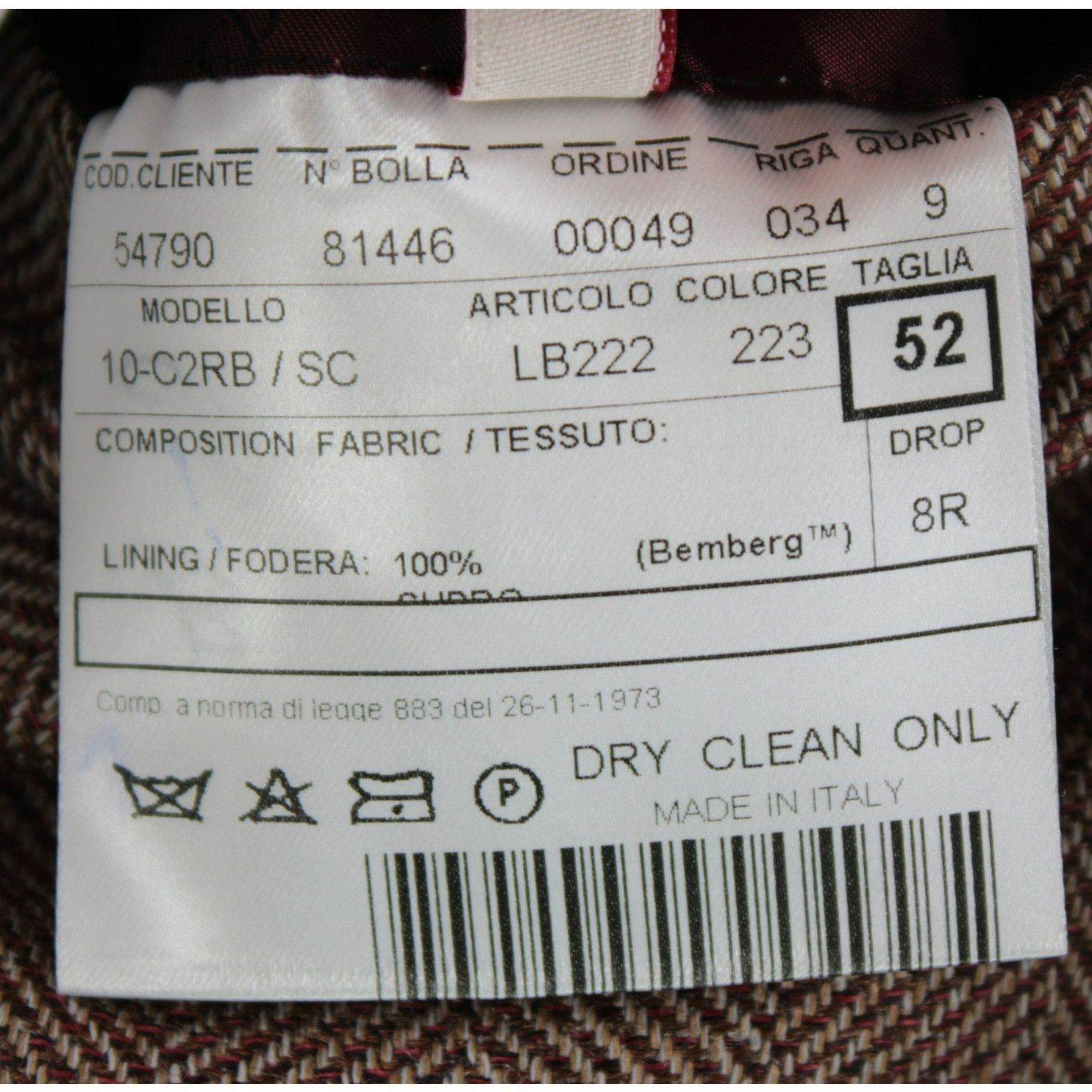 Luciano Barbera Luciano Barbera Sport Coat Size 42 US in Brown Size 42R - 9 Thumbnail