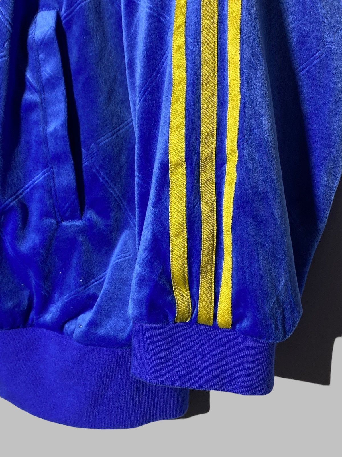 Adidas 🔥 Y2k ADIDAS VELOUR TRACK JACKET PRIMEGREEN POP ICON 🔥 Size US L / EU 52-54 / 3 - 9 Thumbnail