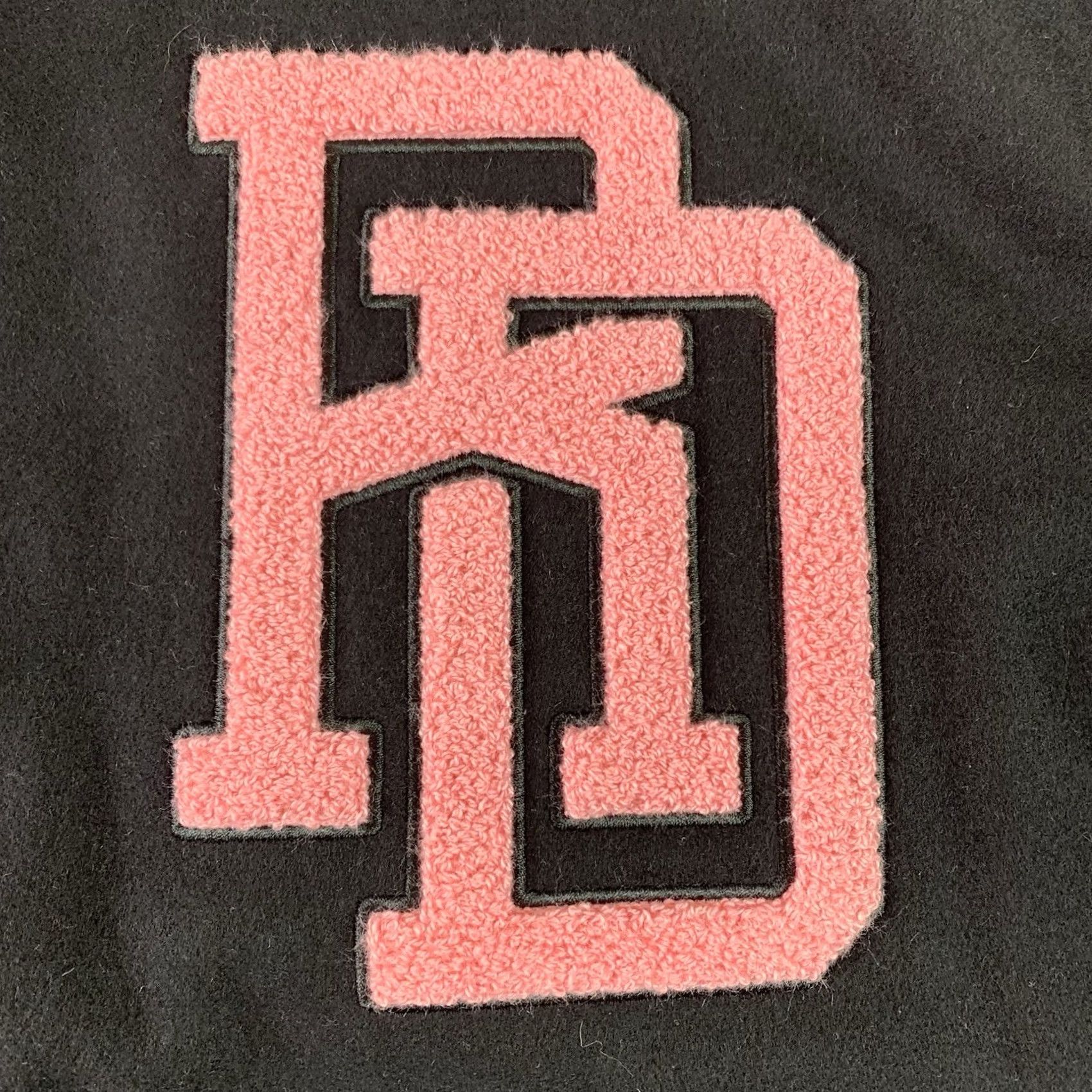 New Era New Era Dominican Republic Baseball Varsity Letterman Bomber Jacket Mens Large Black Wool Mid-Length Snap Front Regular Size L Mens Size US L / EU 52-54 / 3 - 4 Thumbnail