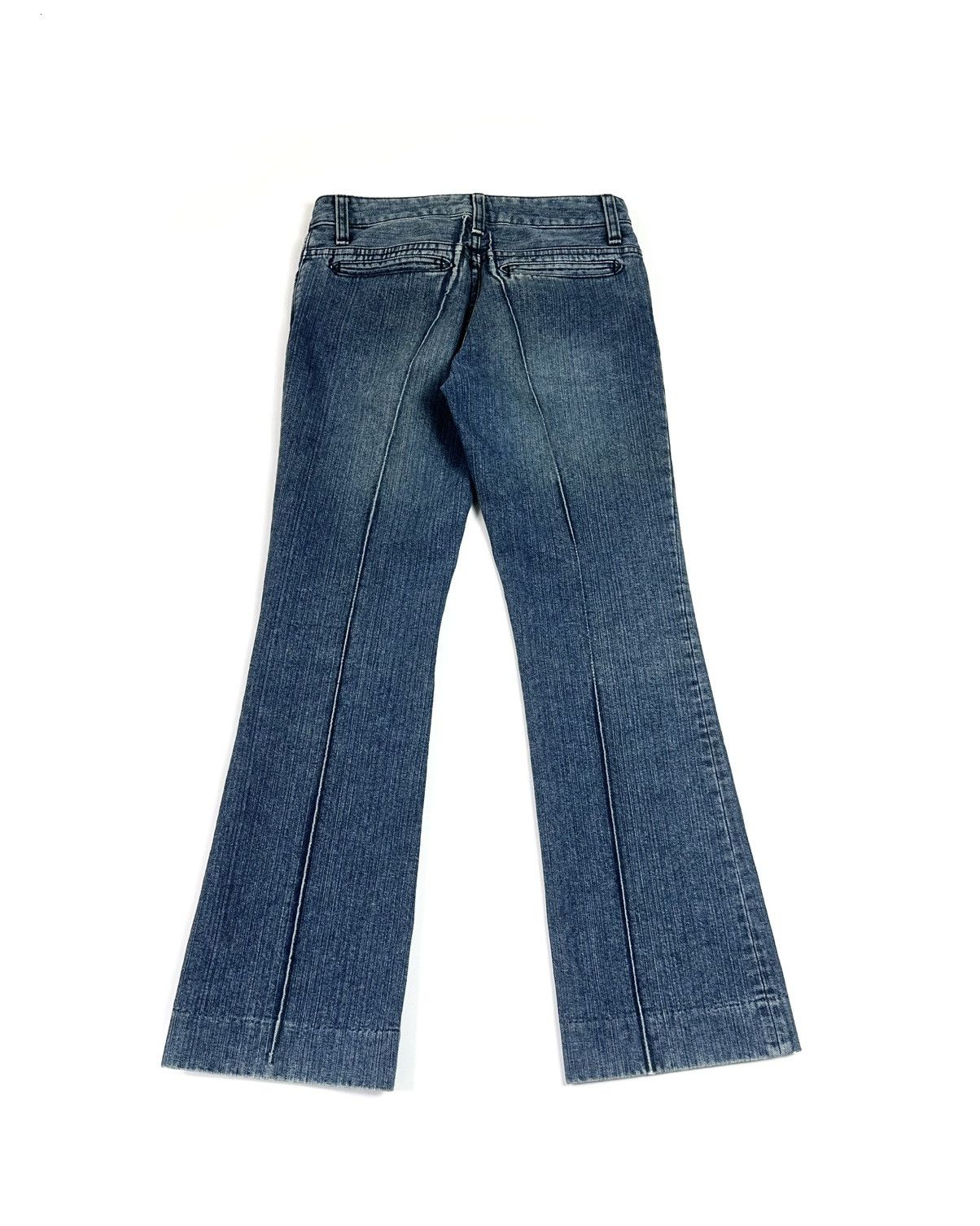 Number (N)ine Number (N)ine SS01 Time Migration Bell Bottom Flared Jeans Size US 26 / EU 42 - 2 Thumbnail