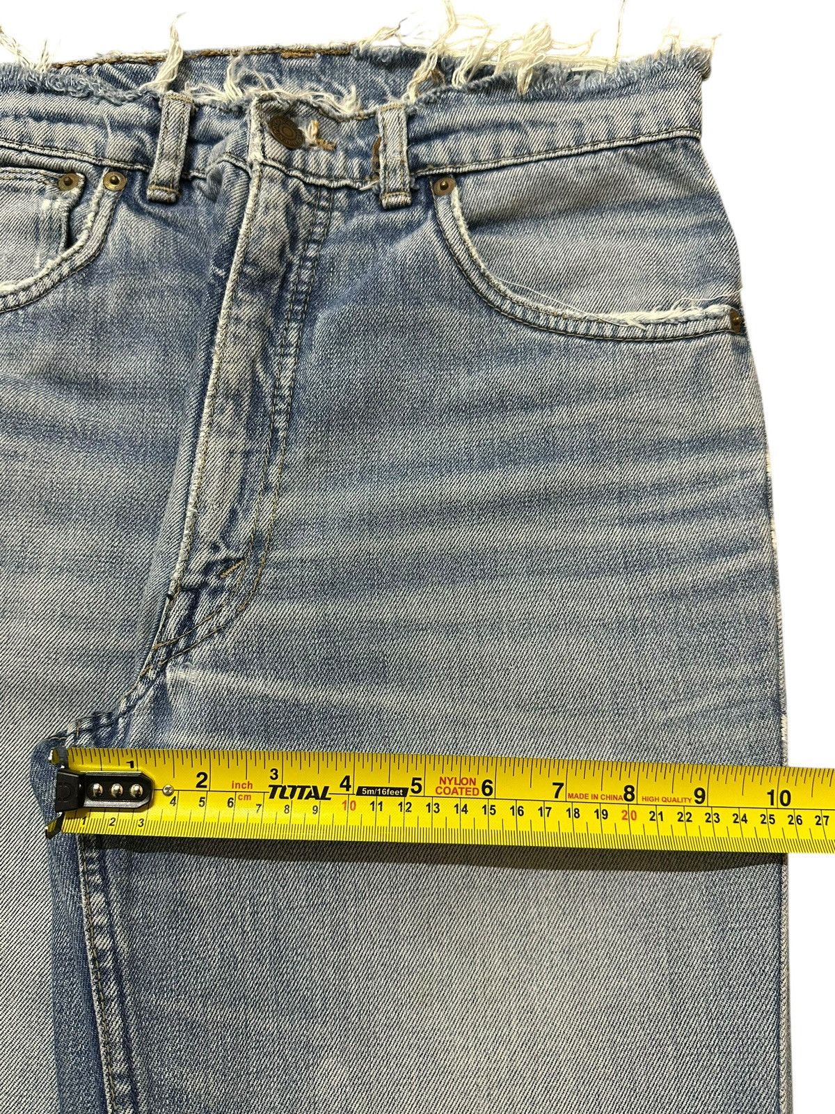 Polo Ralph Lauren Vintage Polo Ralph Lauren Light Wash Distressed Loose Jeans Size US 28 / EU 44 - 15 Thumbnail