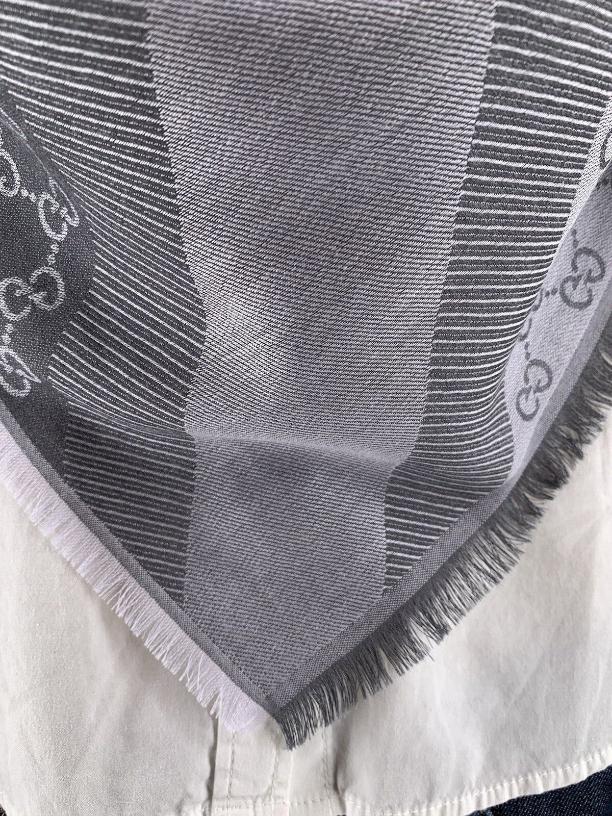 Gucci Size-140x140cm New Gucci Scarves Wool/Silk Size ONE SIZE - 5 Thumbnail