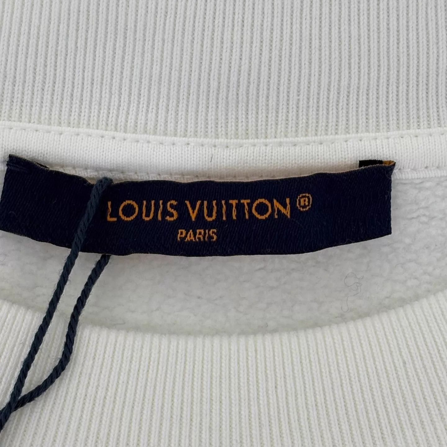 Louis Vuitton LV Graffiti Damier White Crewneck Sweatshirt Size US XXL / EU 58 / 5 - 3 Thumbnail