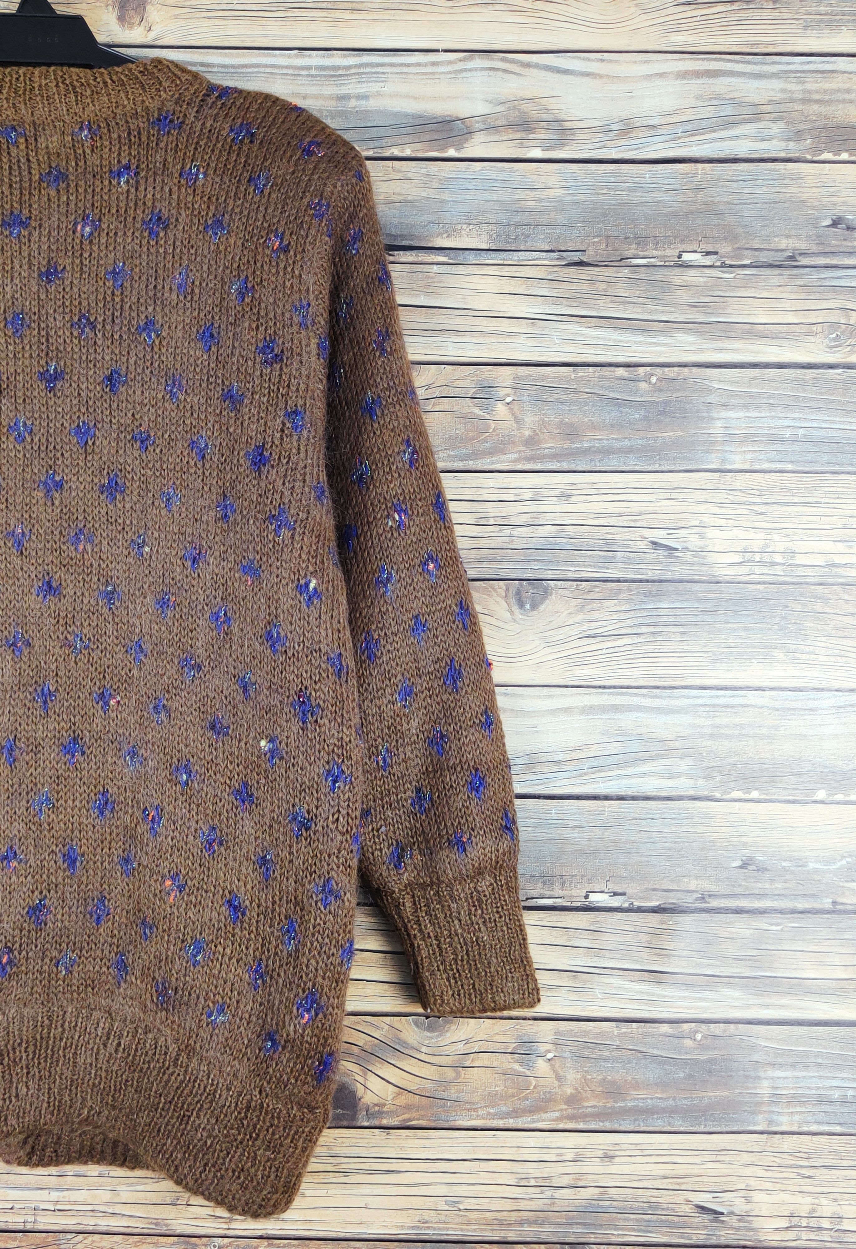 Japanese Brand Mouseine Dark Brown Knitwear Cardigan #W1150 Size L / US 10 / IT 46 - 9 Thumbnail
