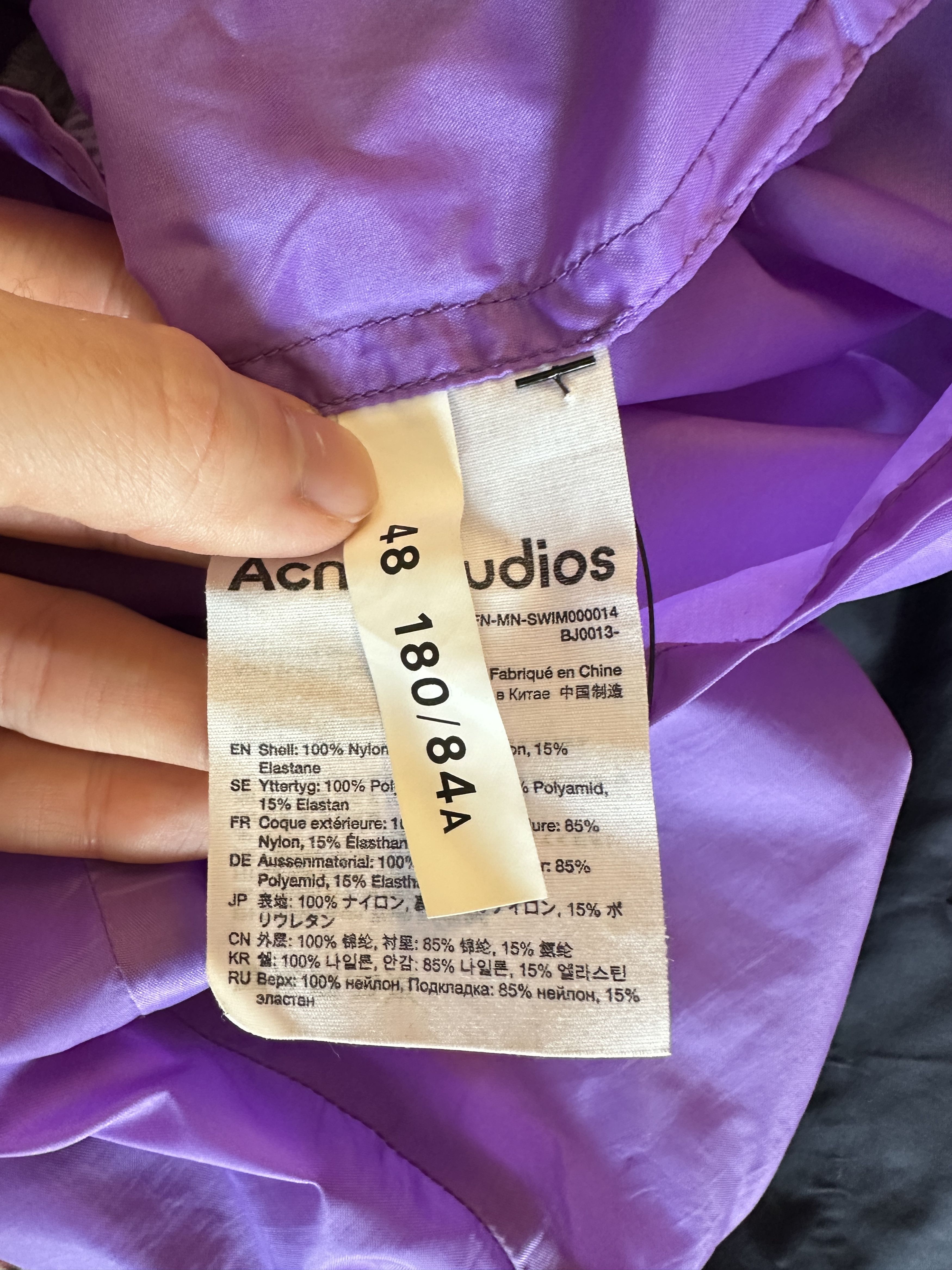 Acne Studios Acne Studios Logo Swim Trunks Size US 32 / EU 48 - 6 Thumbnail