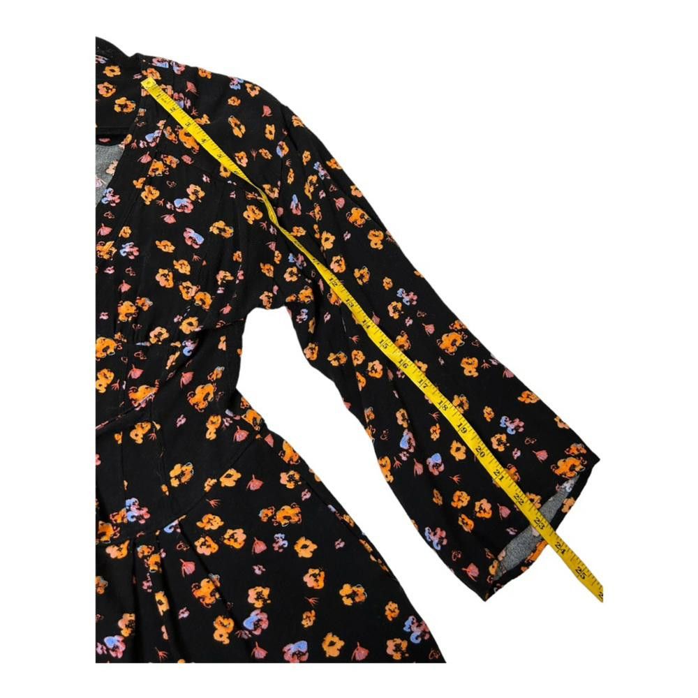 Free People Free People l L’amour Floral Printed Black Combo Romper 2 Size 26" / US 2 / IT 38 - 8 Thumbnail