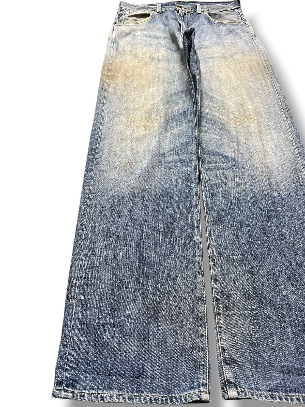 Levi's Vintage Clothing Vintage Levi’s 554 Baggy Mudwash Denim Size US 31 - 3 Thumbnail