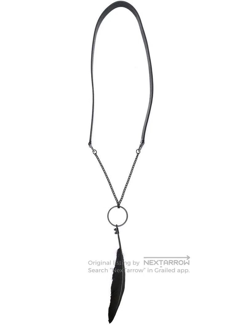 Ann Demeulemeester Ann Demeulemeester Feather Necklace. Size ONE SIZE - 5 Thumbnail