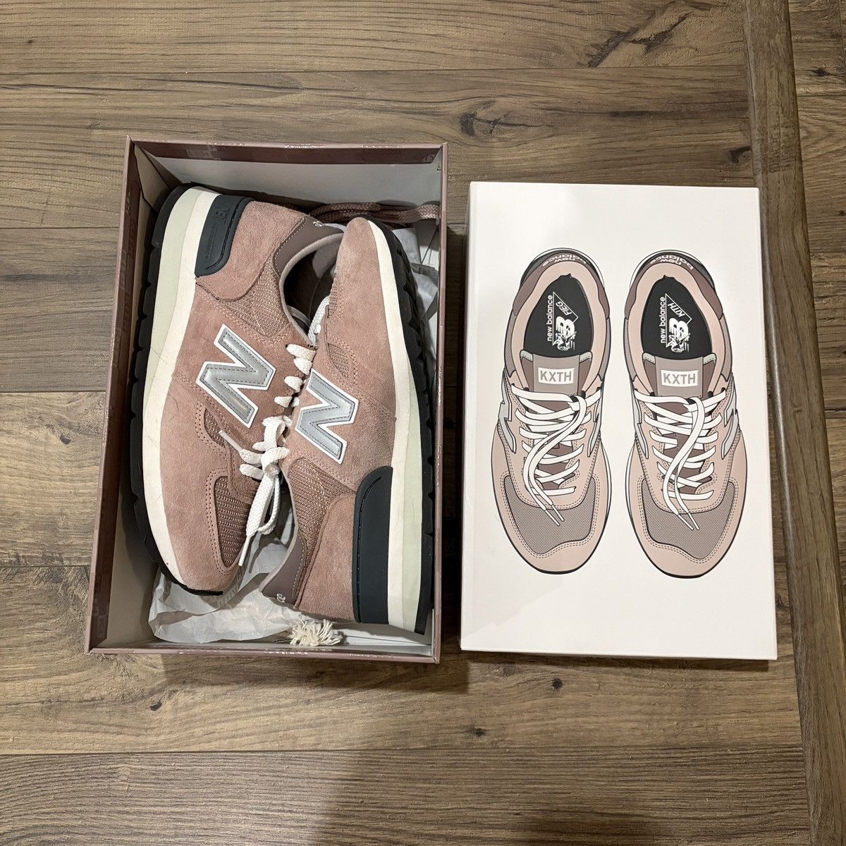Kith × New Balance Kith New Balance 990v1 Dusty Rose Size US 8 / EU 41 - 1 Thumbnail