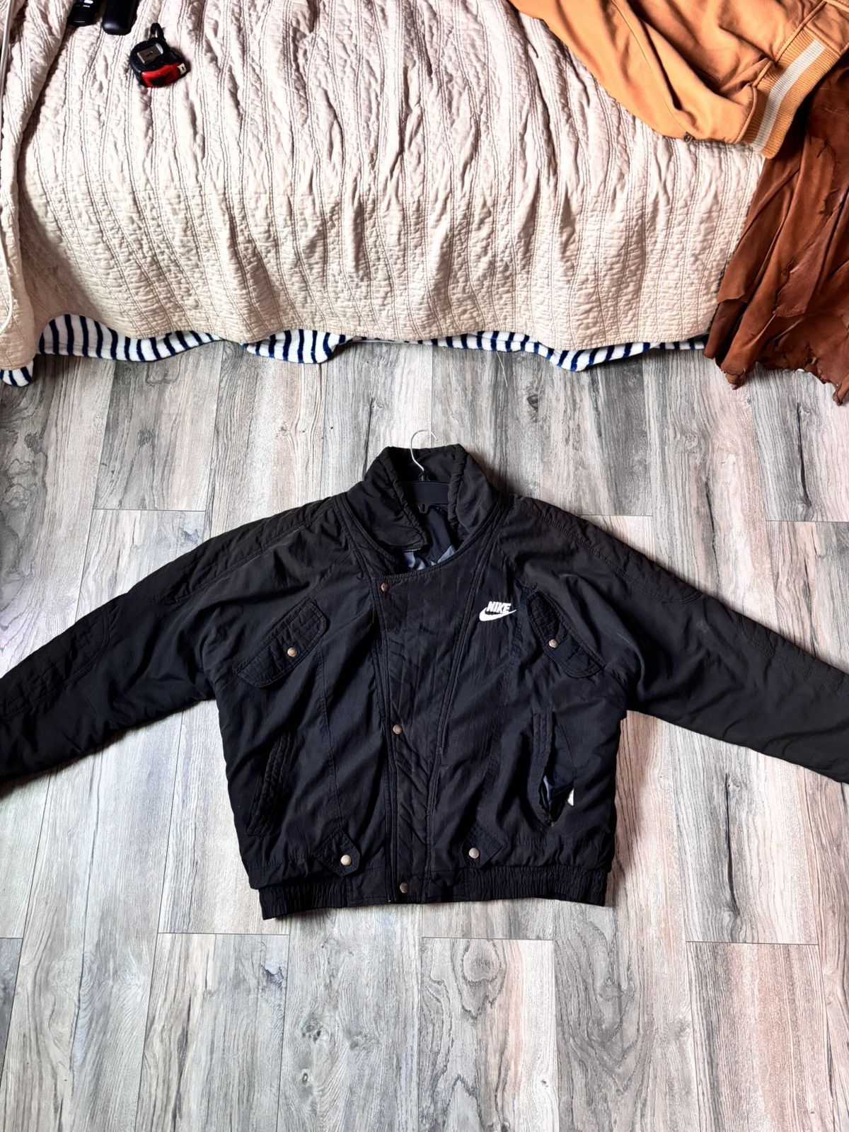Nike 1980’s Nike Bomber Jacket Size US M / EU 48-50 / 2 - 1 Thumbnail