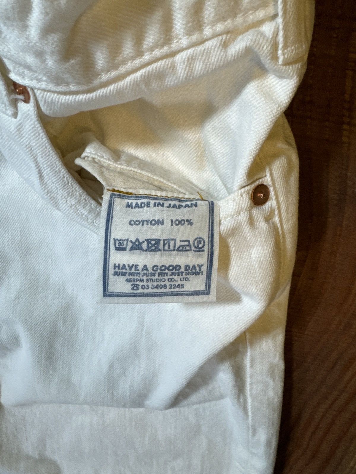 45rpm 45rpm off white charlotte denim Size US 30 / EU 46 - 7 Thumbnail