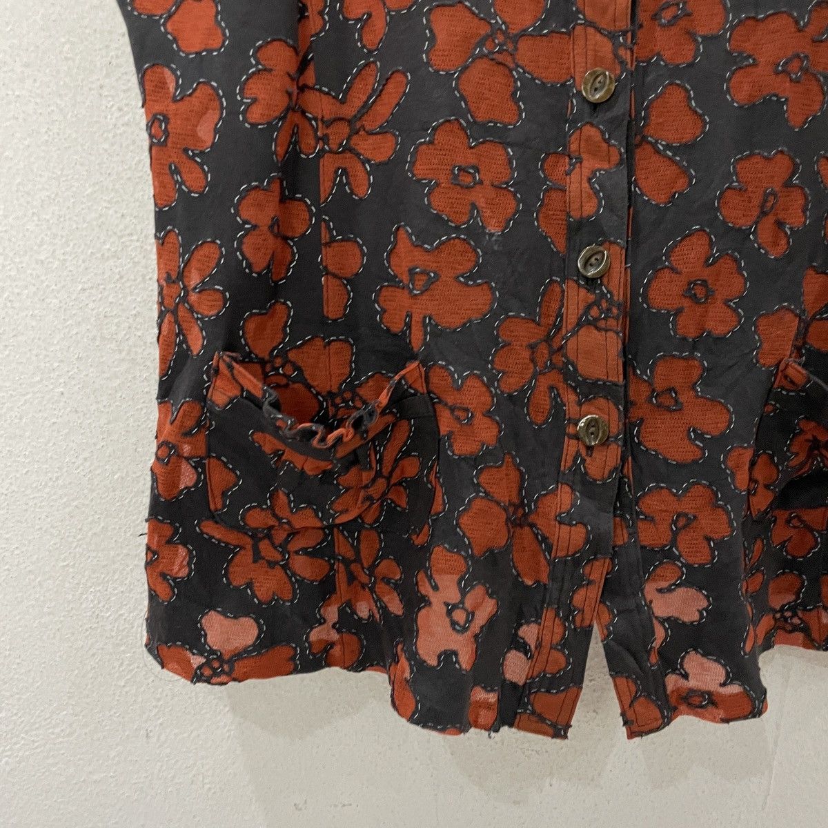 Japanese Brand Vintage Japanese Designer Art Sleeveless Jacket Size US M / EU 48-50 / 2 - 4 Thumbnail