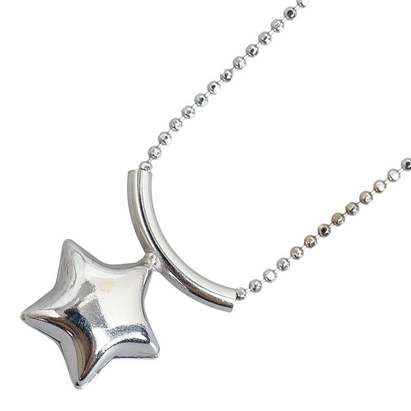 image of Other 18K Gold Star Pendant Necklace in Silver, Women's