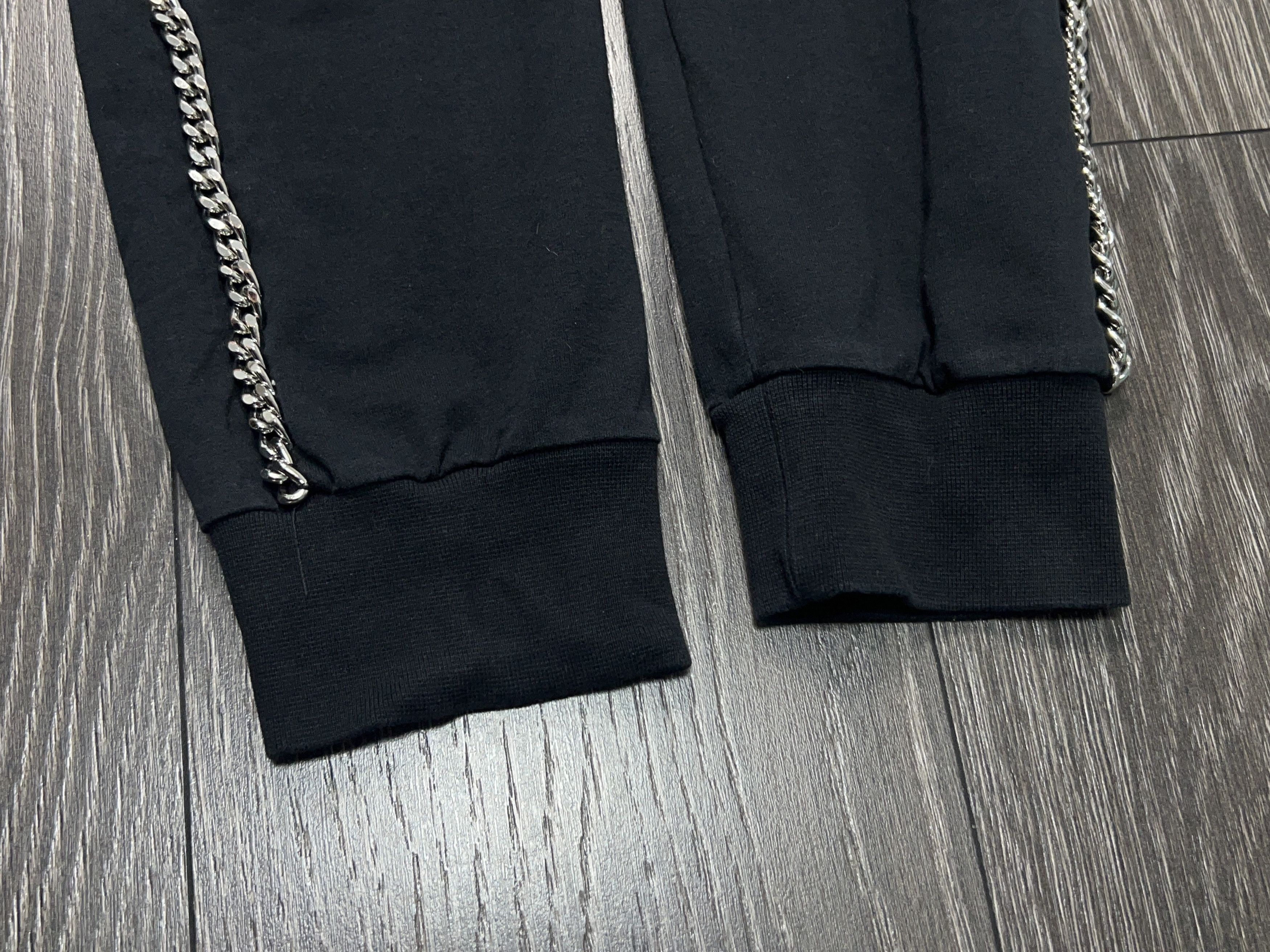 Philipp Plein Womens Philipp Plein Chain Cotton Pants Leggins Black Size 30" / US 8 / IT 44 - 14 Thumbnail