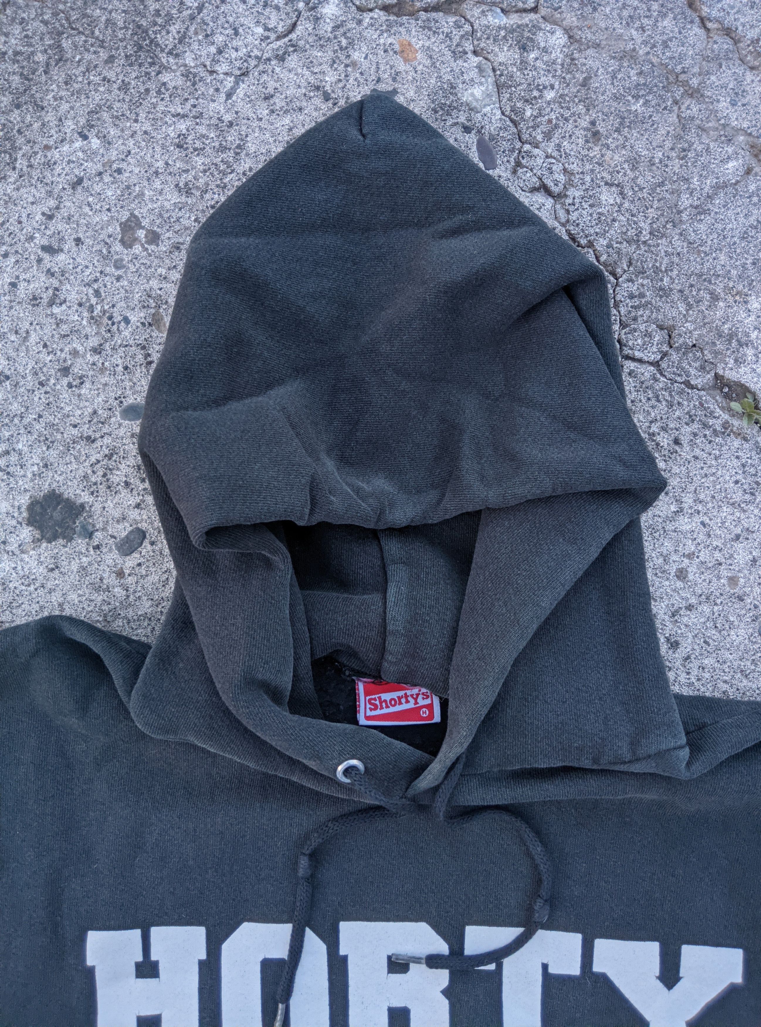 Vintage Vintage 90s thrashed shortys skateboards Chadmuska hoodie Size US M / EU 48-50 / 2 - 2 Thumbnail