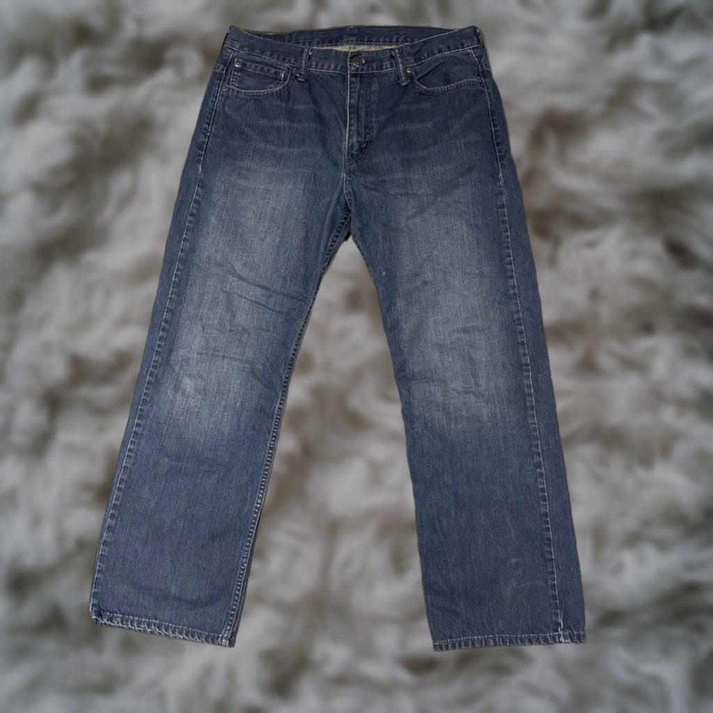 Levi's VINTAGE Levi's 569 Jeans Mens 34x31 Blue Medium Wash Relaxed Straight Baggy USA Logo 90s Womens? Size US 34 / EU 50 - 1 Thumbnail