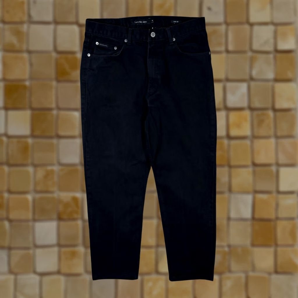 Calvin Klein Calvin Klein CK Jeans Easy Fit Tapered Black Denim Jeans 34 Mens Size US 34 / EU 50 - 1 Thumbnail