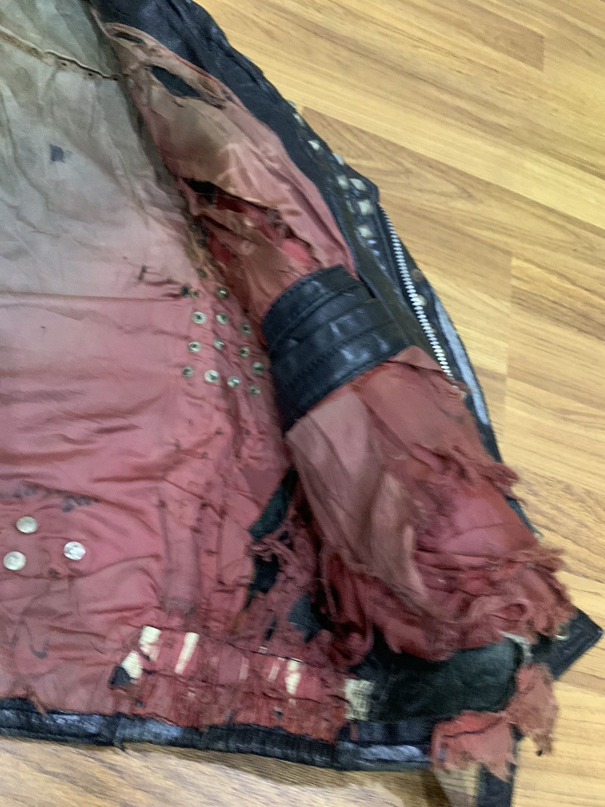 Seditionaries × Vintage VINTAGE STUDDED LEATHER VEST PUNK ROCK Size US M / EU 48-50 / 2 - 5 Thumbnail