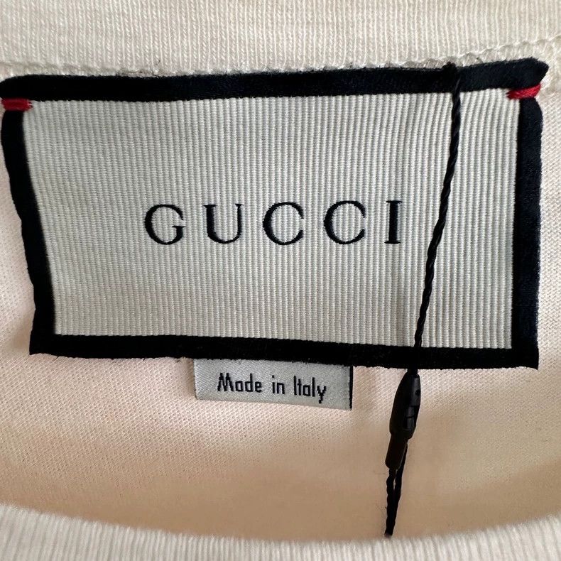 Gucci Gucci Classic beige printed logo short sleeves 2501-Nextarr Size US XS / EU 42 / 0 - 3 Thumbnail