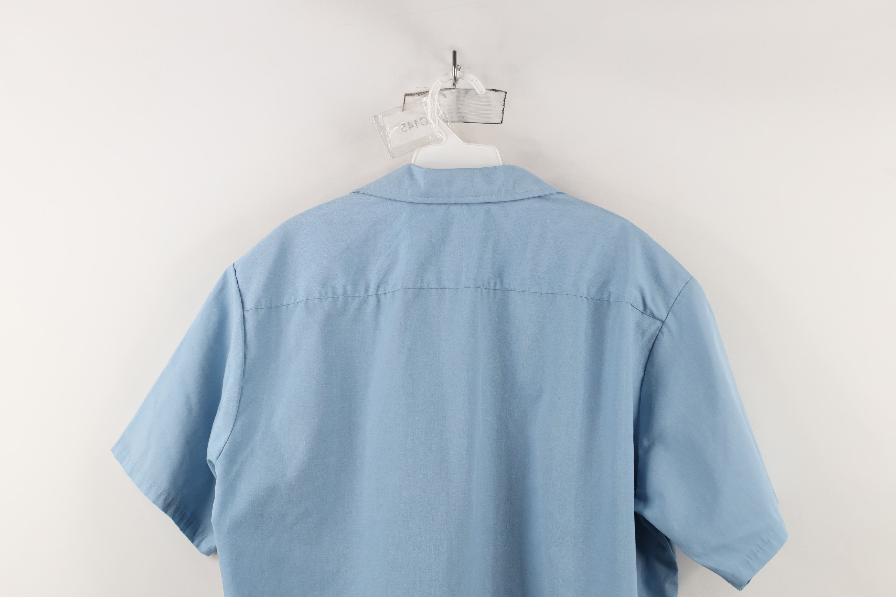 Big Mac × Vintage Vintage 70s Big Mac Workwear Mechanic Short Sleeve Shirt USA Size US L / EU 52-54 / 3 - 11 Thumbnail