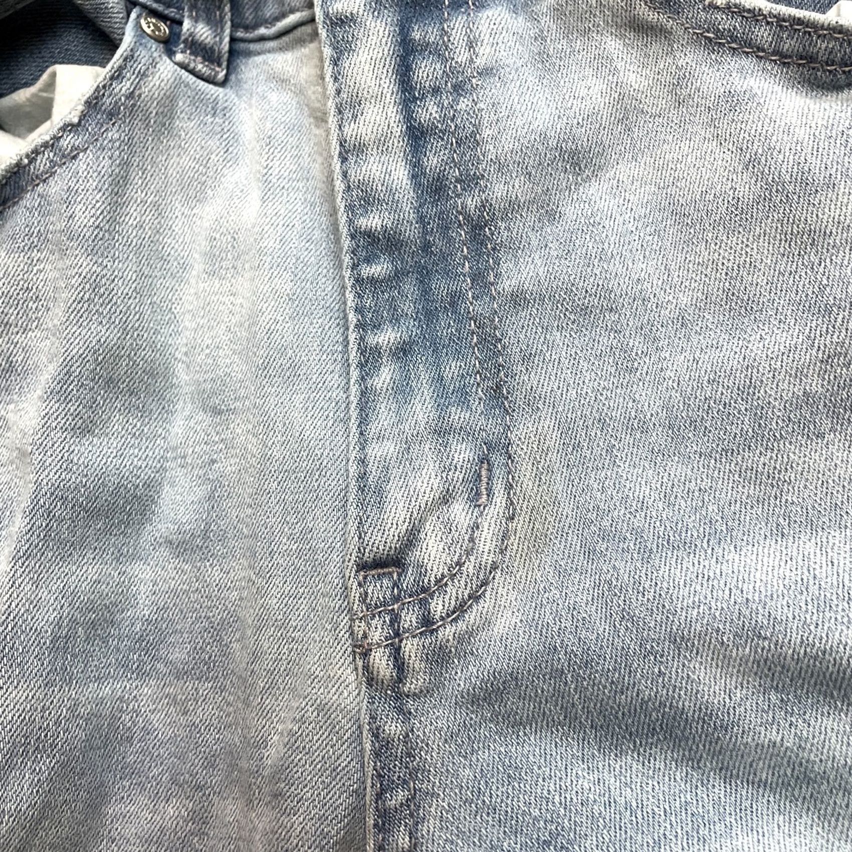 Denime Enjean Jeans Juniors Skinny Distressed Ripped Denim Light Wash 24x25 1 Teen Blue Jeans Girls Boys Size 42" / US 20 - 6 Thumbnail