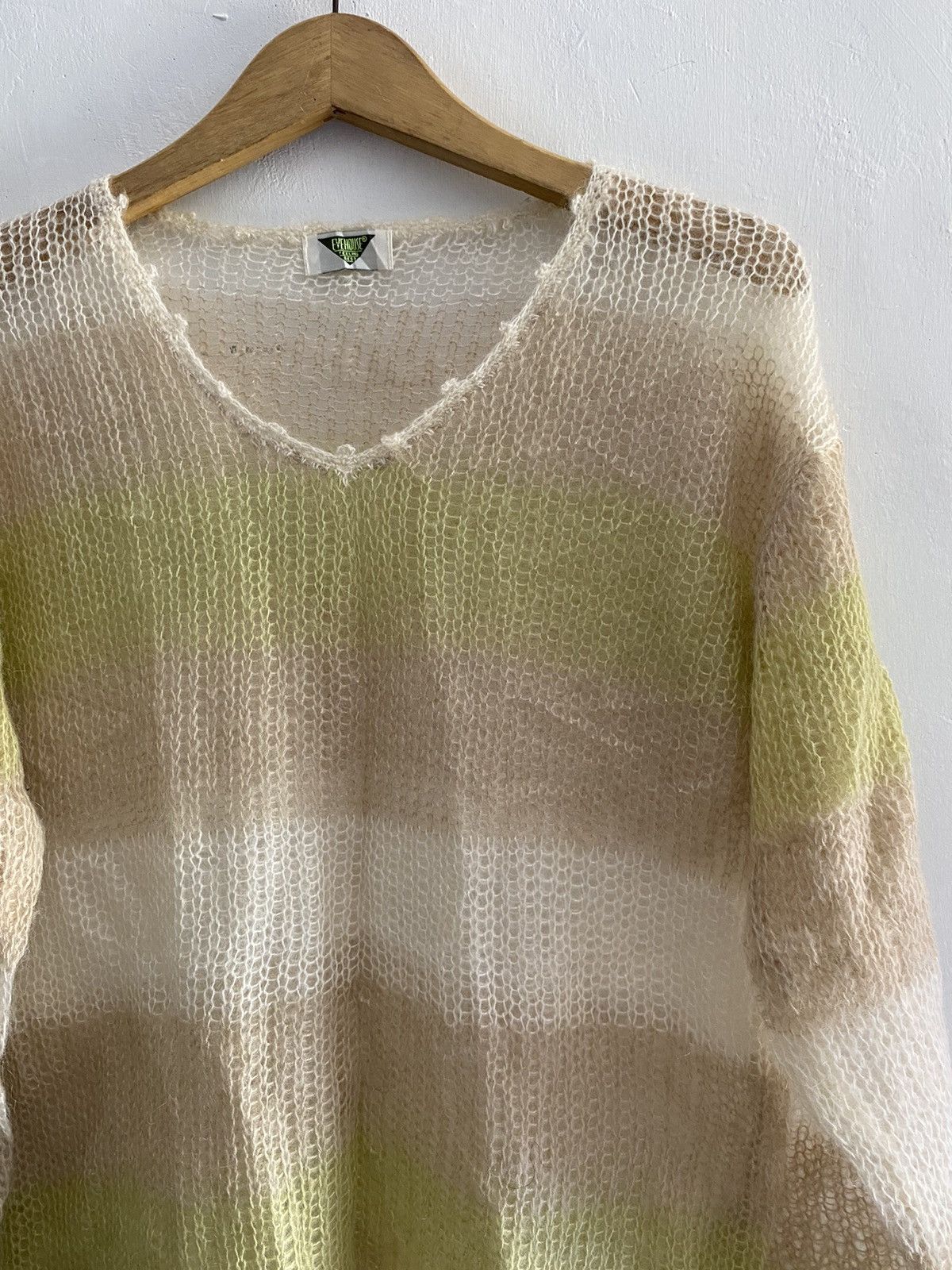 Hysteric Glamour × Japanese Brand Japanese evehouse mohair striped avant garde Size US L / EU 52-54 / 3 - 3 Thumbnail