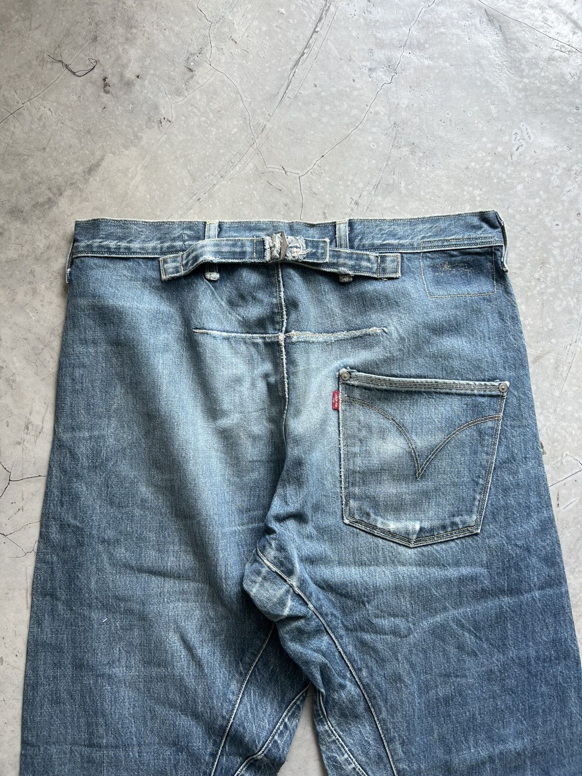 Levi's Levis Engineered Jeans Buckle Back Tag W33 Actual 34x33.5 Size US 33 - 1 Thumbnail