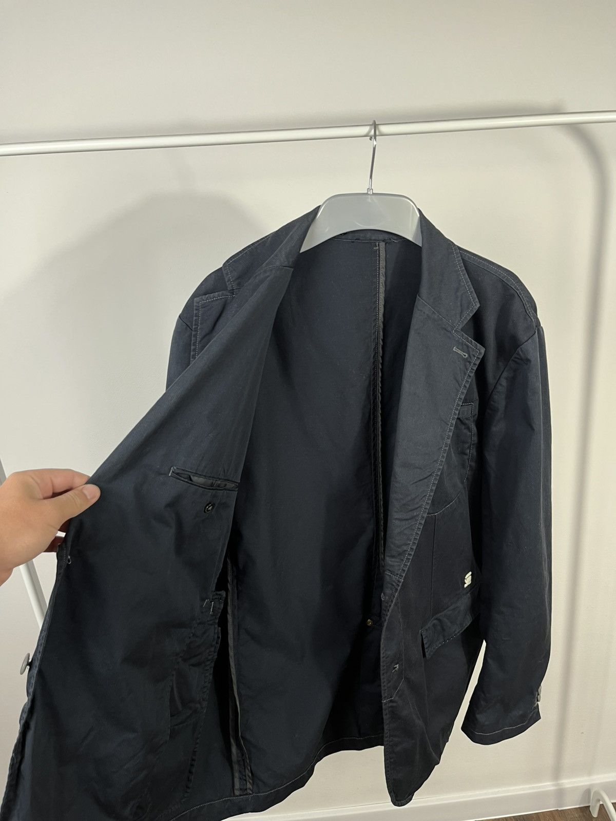 G-Star G-Star RAW Blazer Jacket Dark Navy Workwear Smart Casual Size US M / EU 48-50 / 2 - 8 Thumbnail