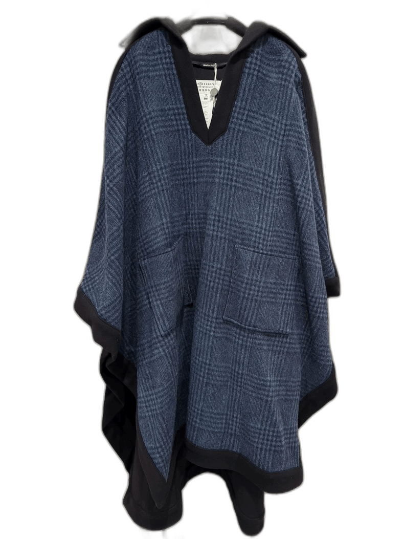 Maison Margiela maison margiela wool cape in checked pattern Size US L / EU 52-54 / 3 - 1 Thumbnail