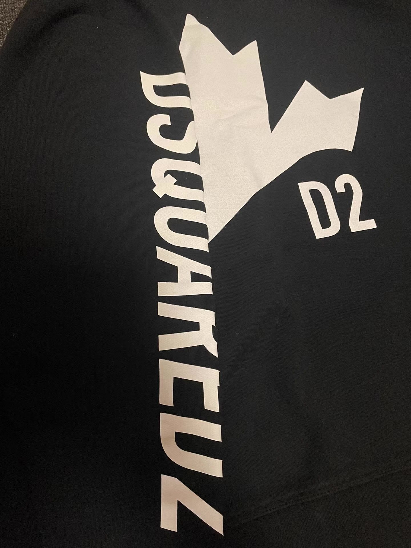 Dsquared2 Brand new DSQUARED2 D2 black oversized hoodie, Q4 Size US S / EU 44-46 / 1 - 3 Thumbnail