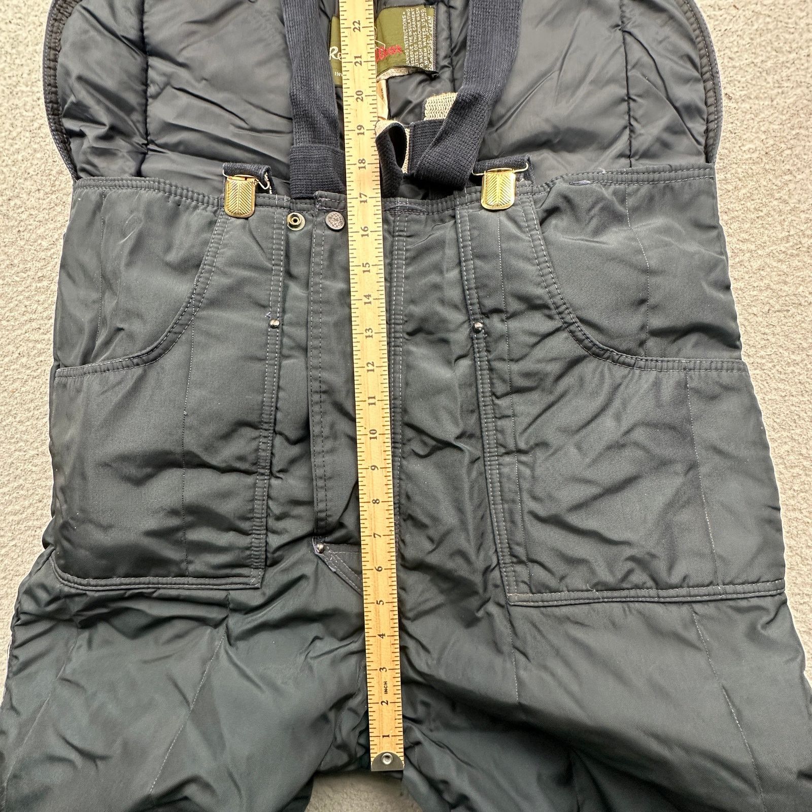Refrigiwear Vintage RefrigiWear 345 Bib Overalls Medium Navy Quilted Size US 38 / EU 54 - 6 Thumbnail
