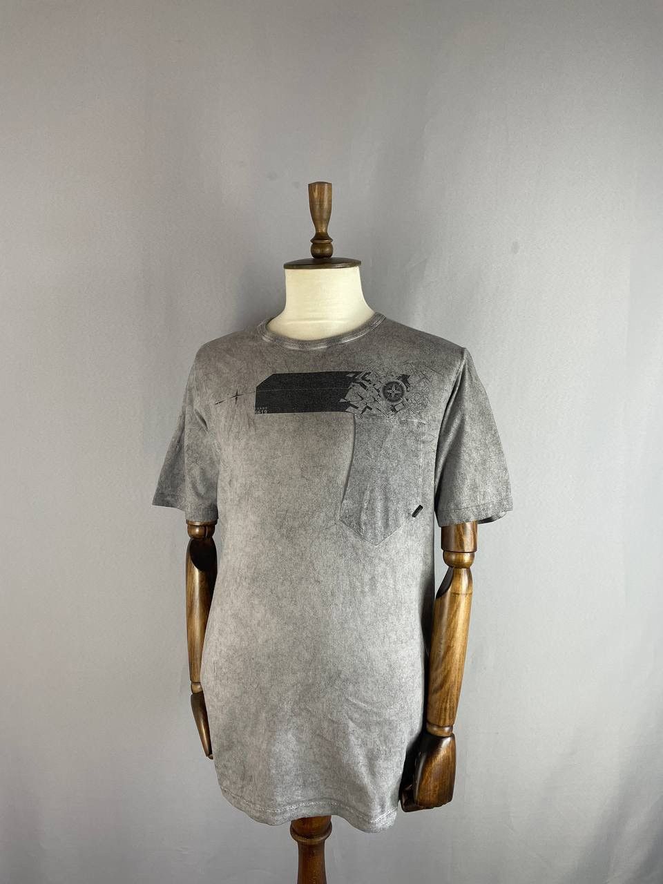 Stone Island Shadow Project Stone Island Shadow Project Dark Grey Tee T Shirt Size US L / EU 52-54 / 3 - 2 Thumbnail