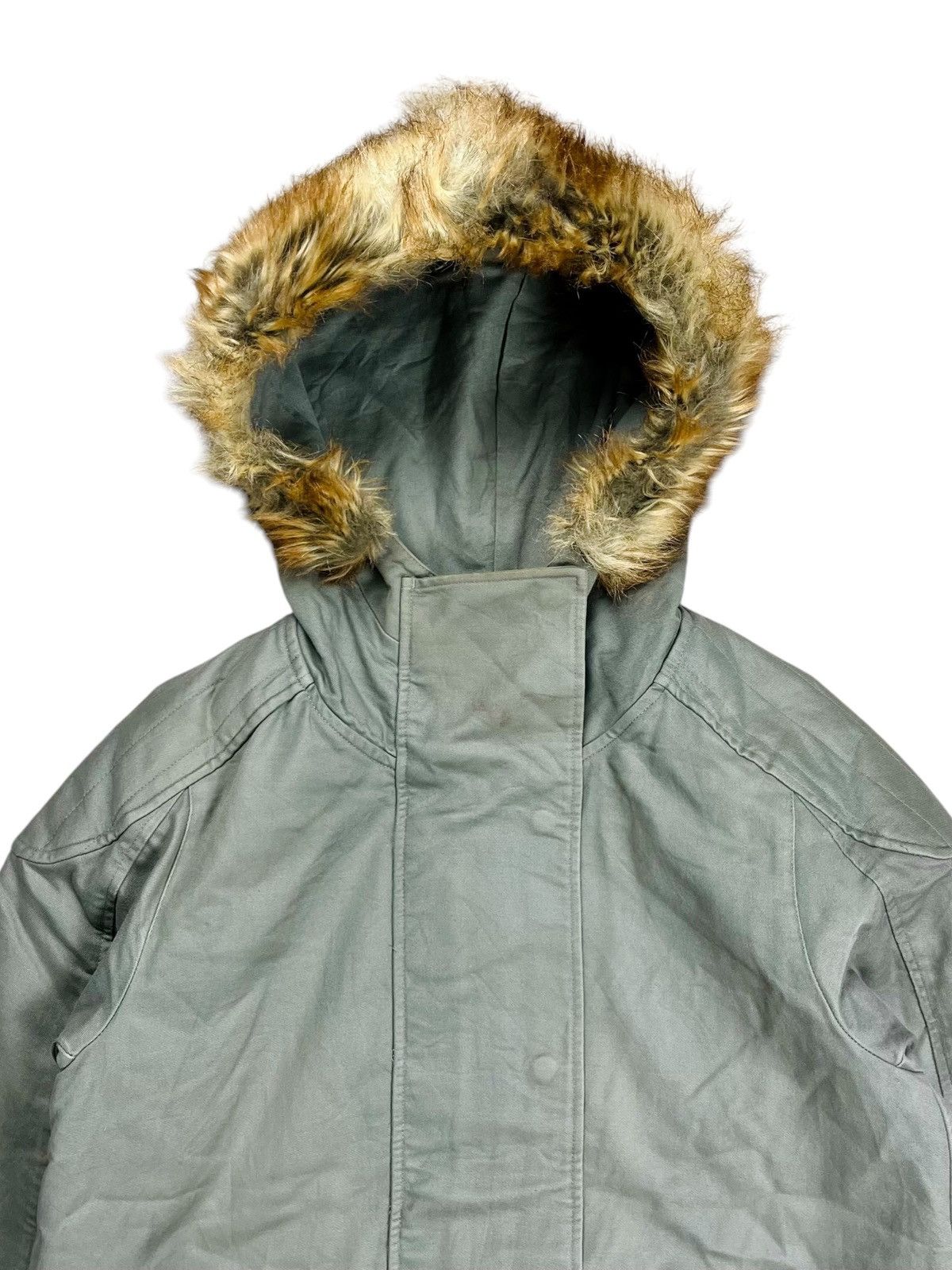Issey Miyake 2006 Tsumori Chisato - Fur Hoodie Rib Pocket Jacket Size US M / EU 48-50 / 2 - 5 Thumbnail