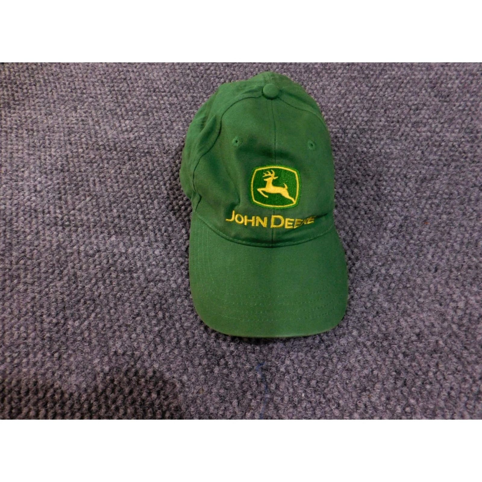 John Deere John Deere Hat Cap Strap Back Green Embroidered Nothing Runs Like A Deere Mens Size ONE SIZE - 7 Thumbnail