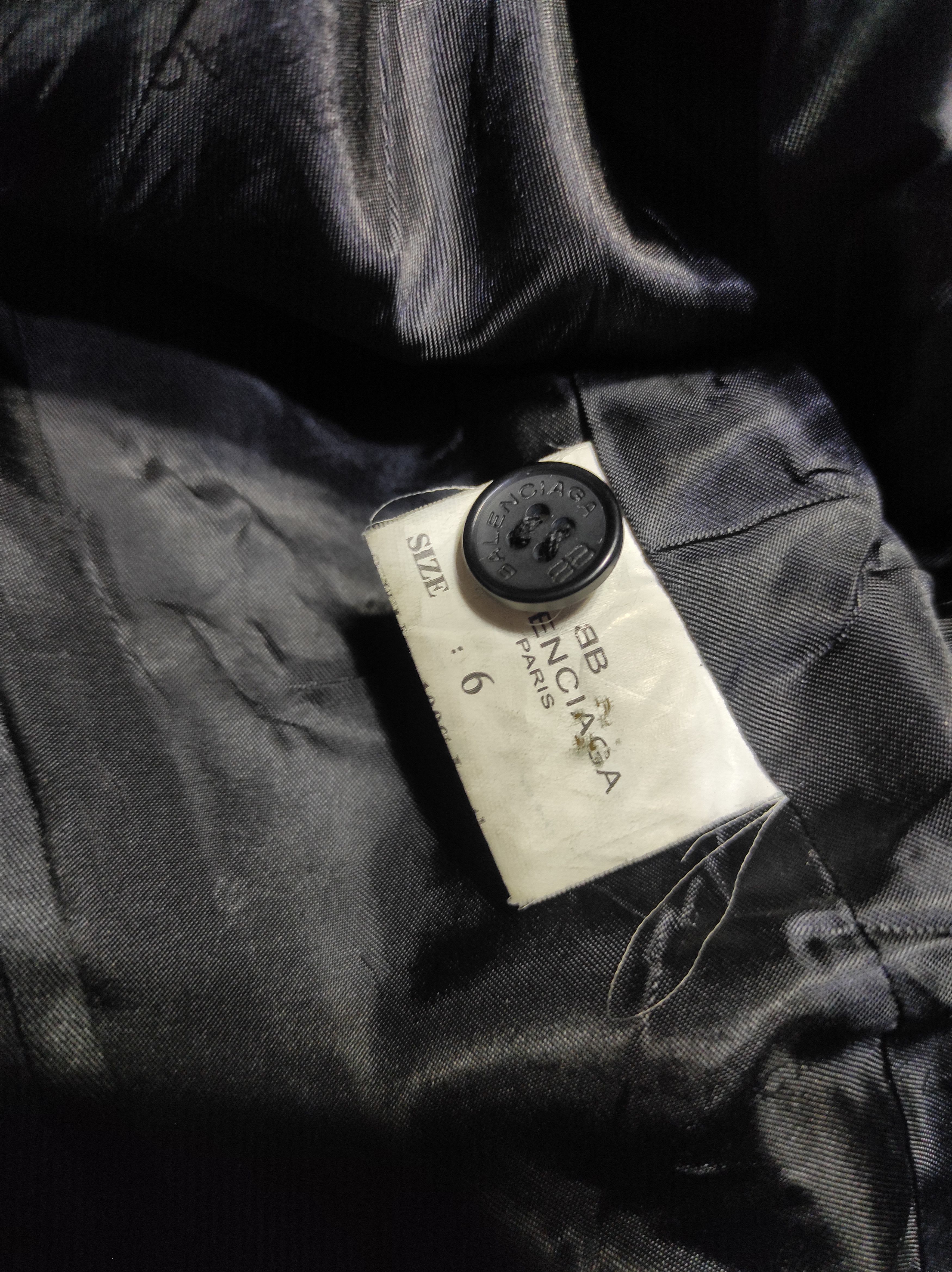 Balenciaga Balenciaga Black leather blazer Jacket Size US M / EU 48-50 / 2 - 6 Thumbnail